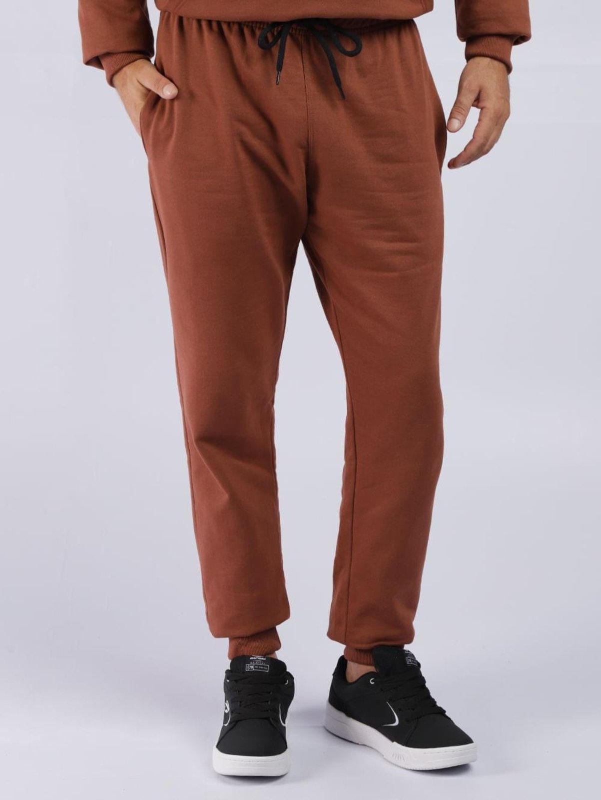 Calça Moletom Jogger Masculina MARROM