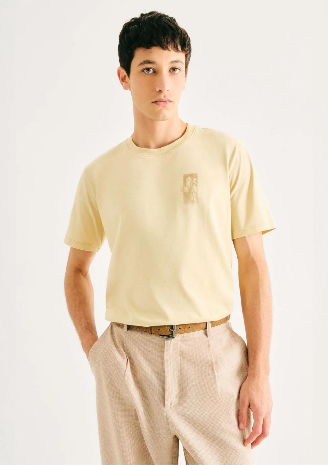 Camiseta Masculina Manga Curta Com Estampa