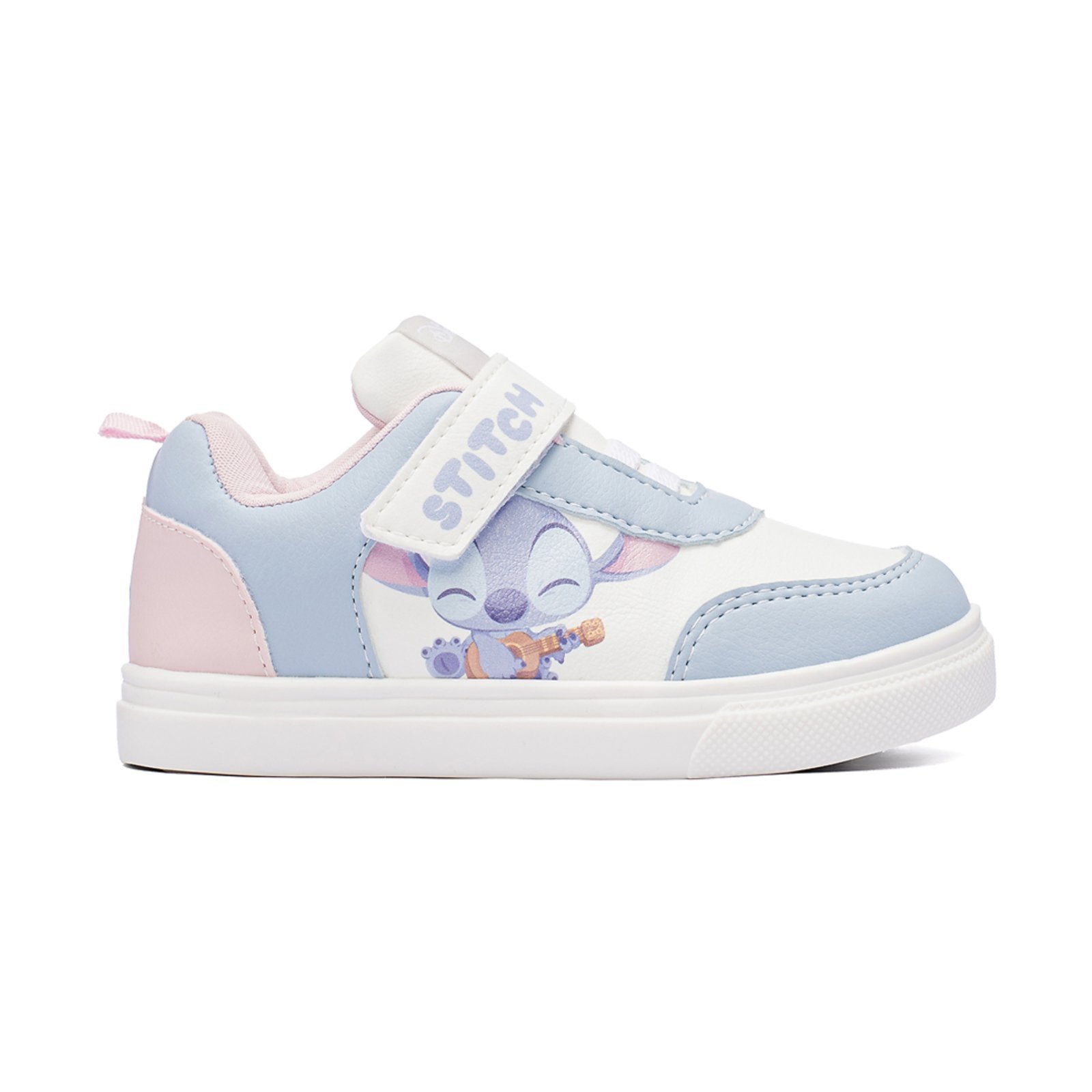 Infantil - Tênis Feminino Disney Stitch Menina com Confortável Branco