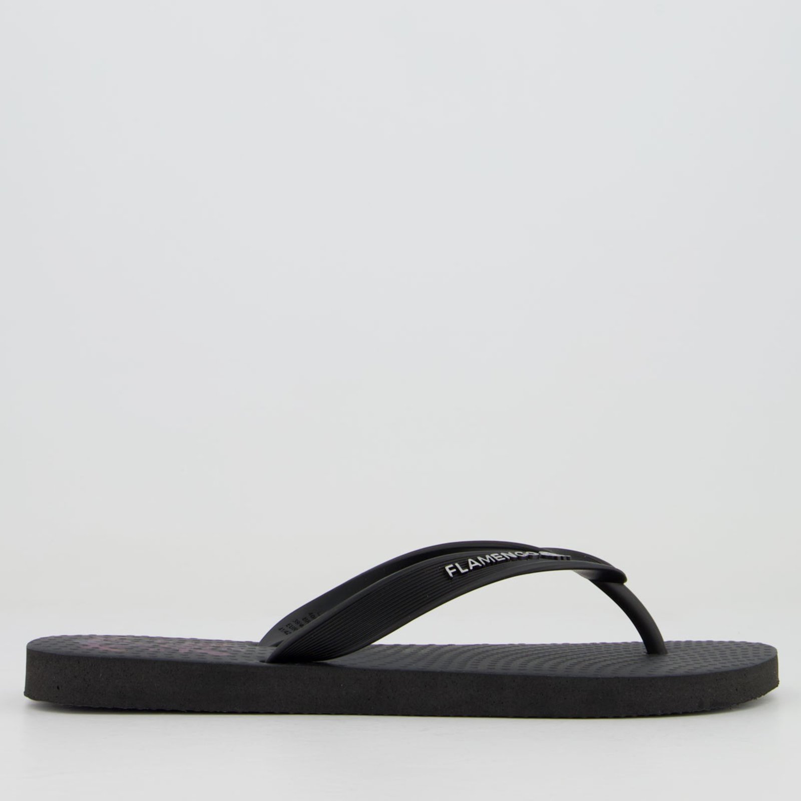 Vista 3 Chinelo Flamengo Manto III 2024 Neorubber preto Neorubber preto