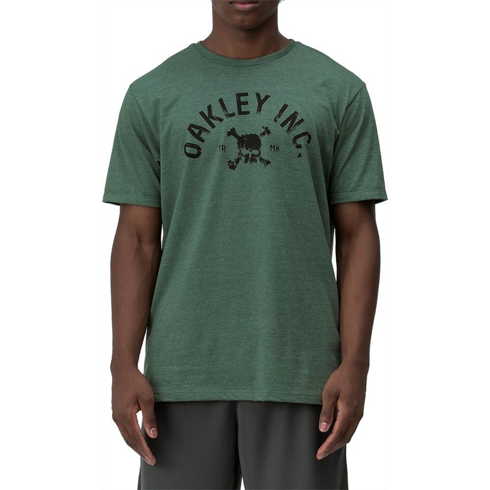 Camiseta Oakley Inc Skull WT24 Masculina Surplus Green