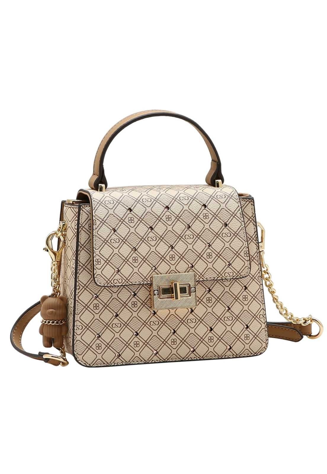 Bolsa Feminina Chenson New Cristal 3485759 Nude