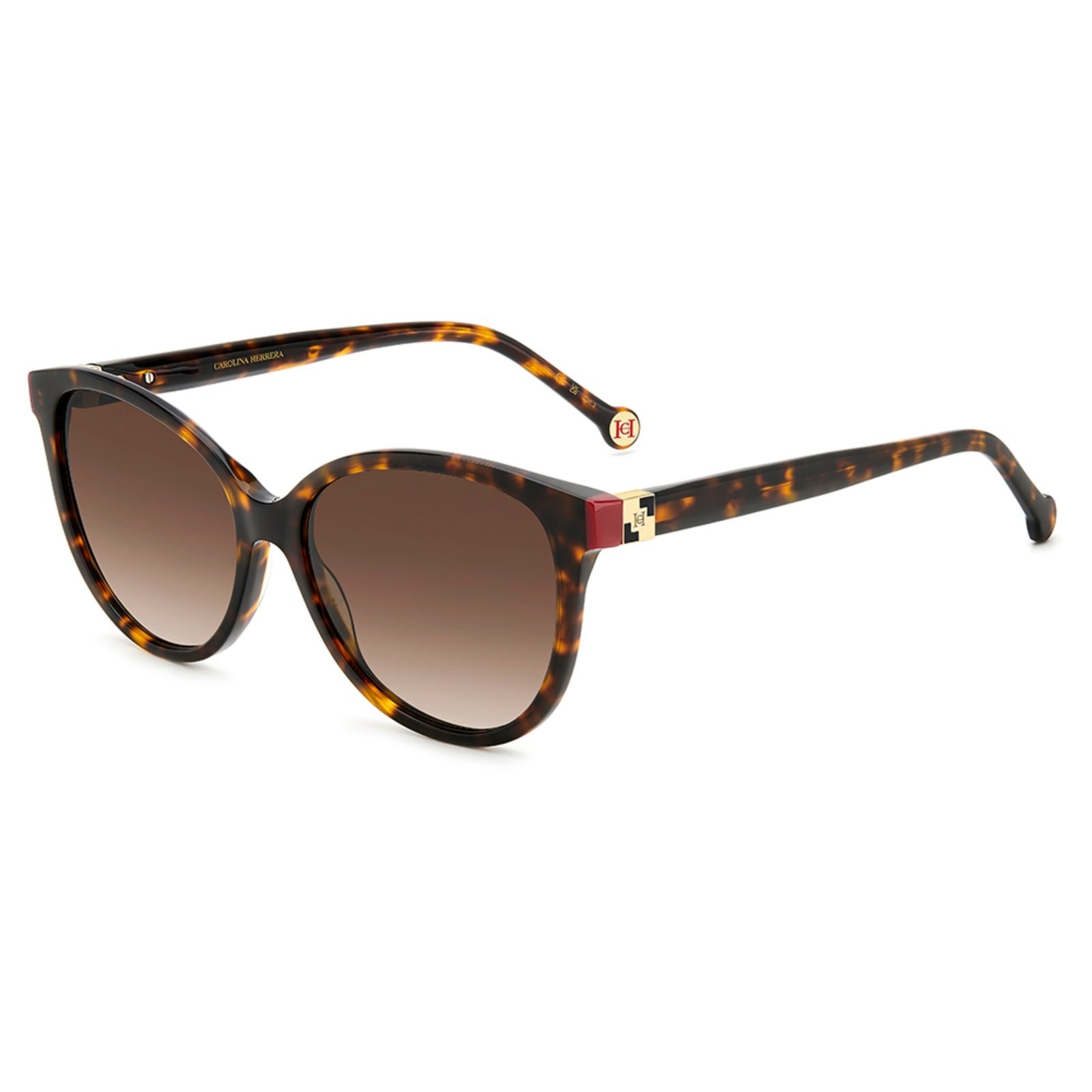 Vista 2 Óculos de Sol Carolina Herrera Her 0237/S O63 marrom Carolina Herrera marrom