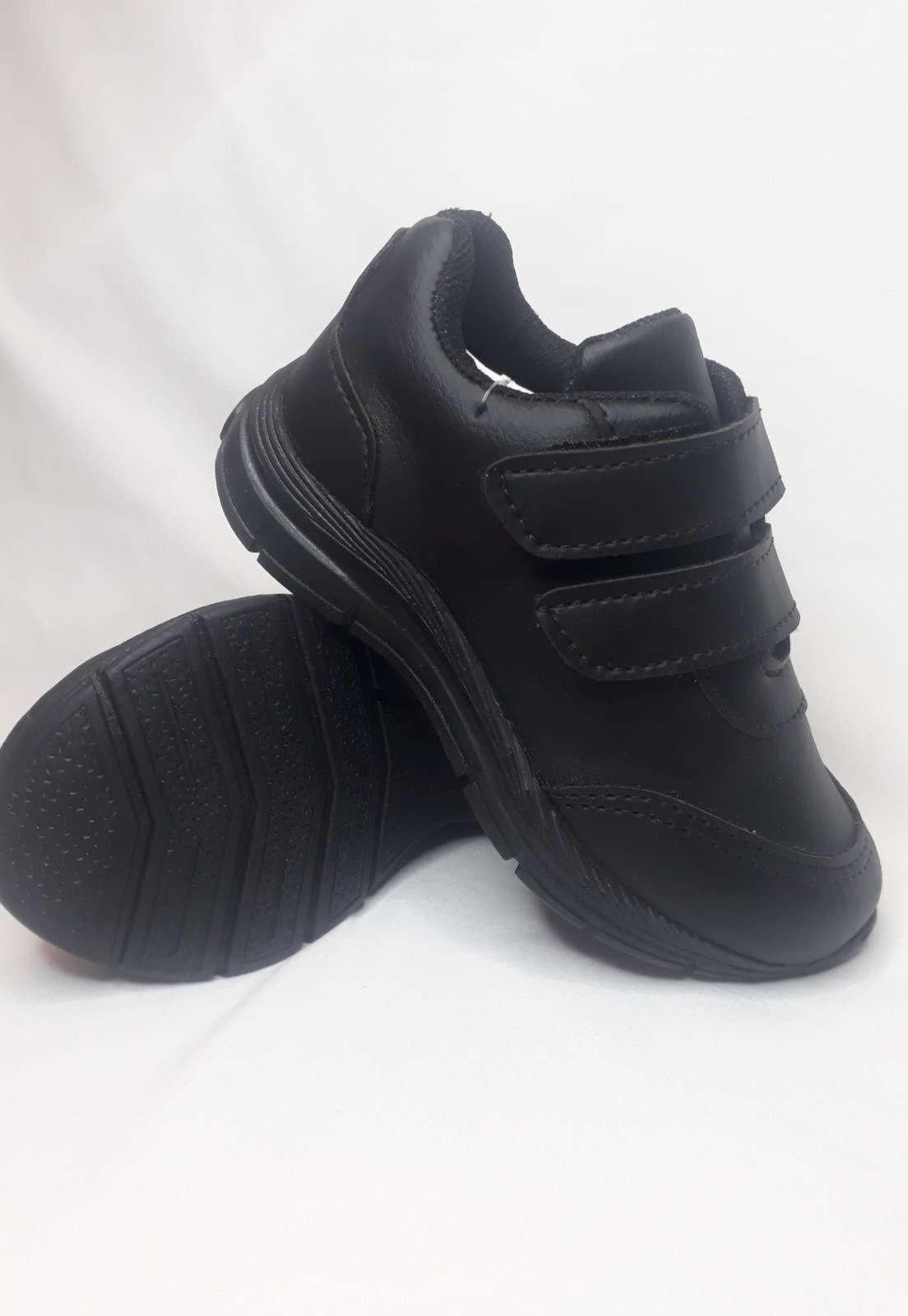 Vista 3 Infantil - Tênis Solzim colegial com ponta preto Solzim preto