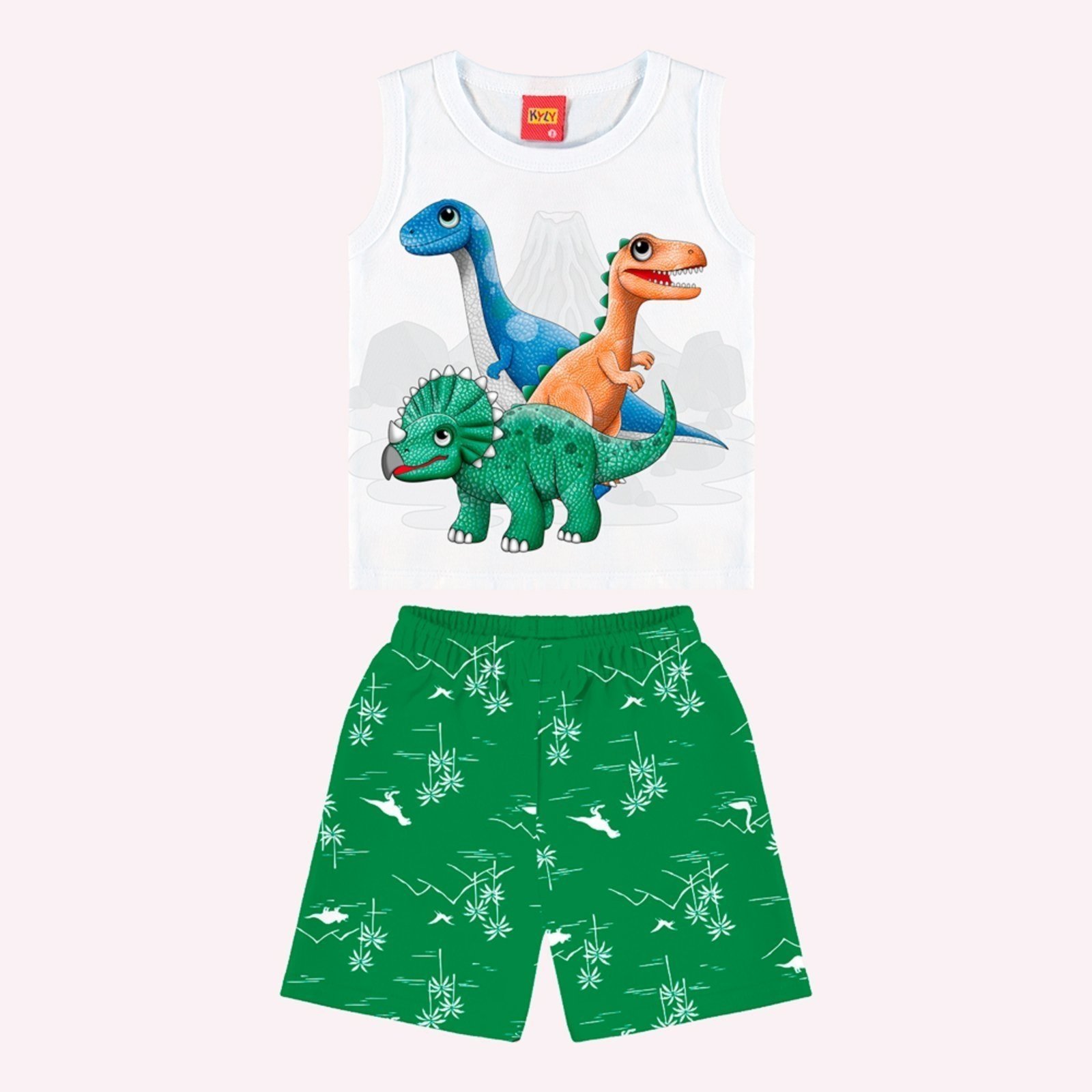 Infantil - Conjunto Menino Dinossauros Kyly