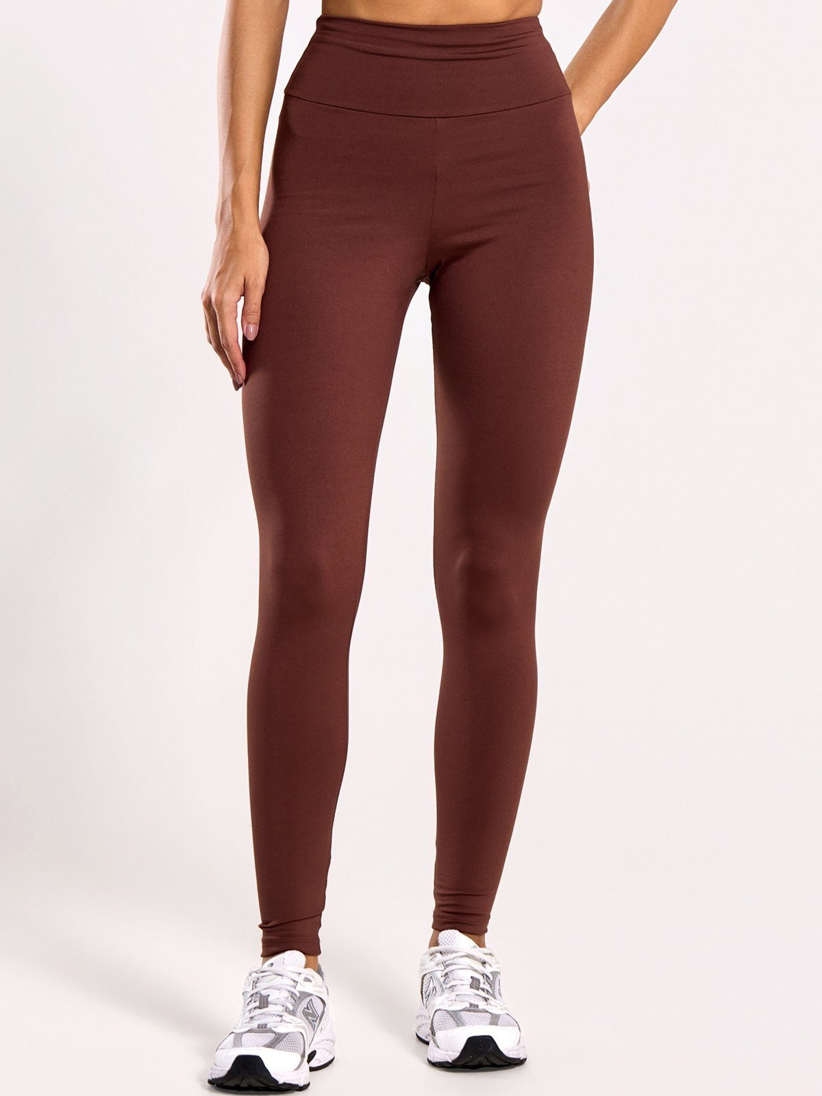 Calça Legging Térmica Flanelada Marrom