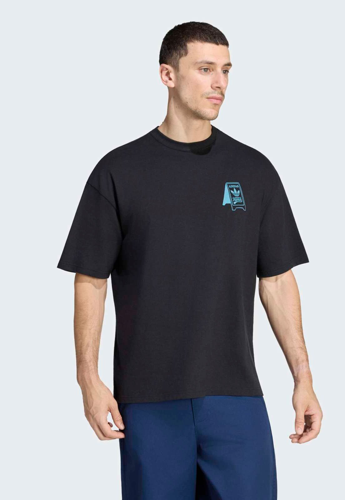 Camiseta Masculina adidas Originals Gráfica Preta
