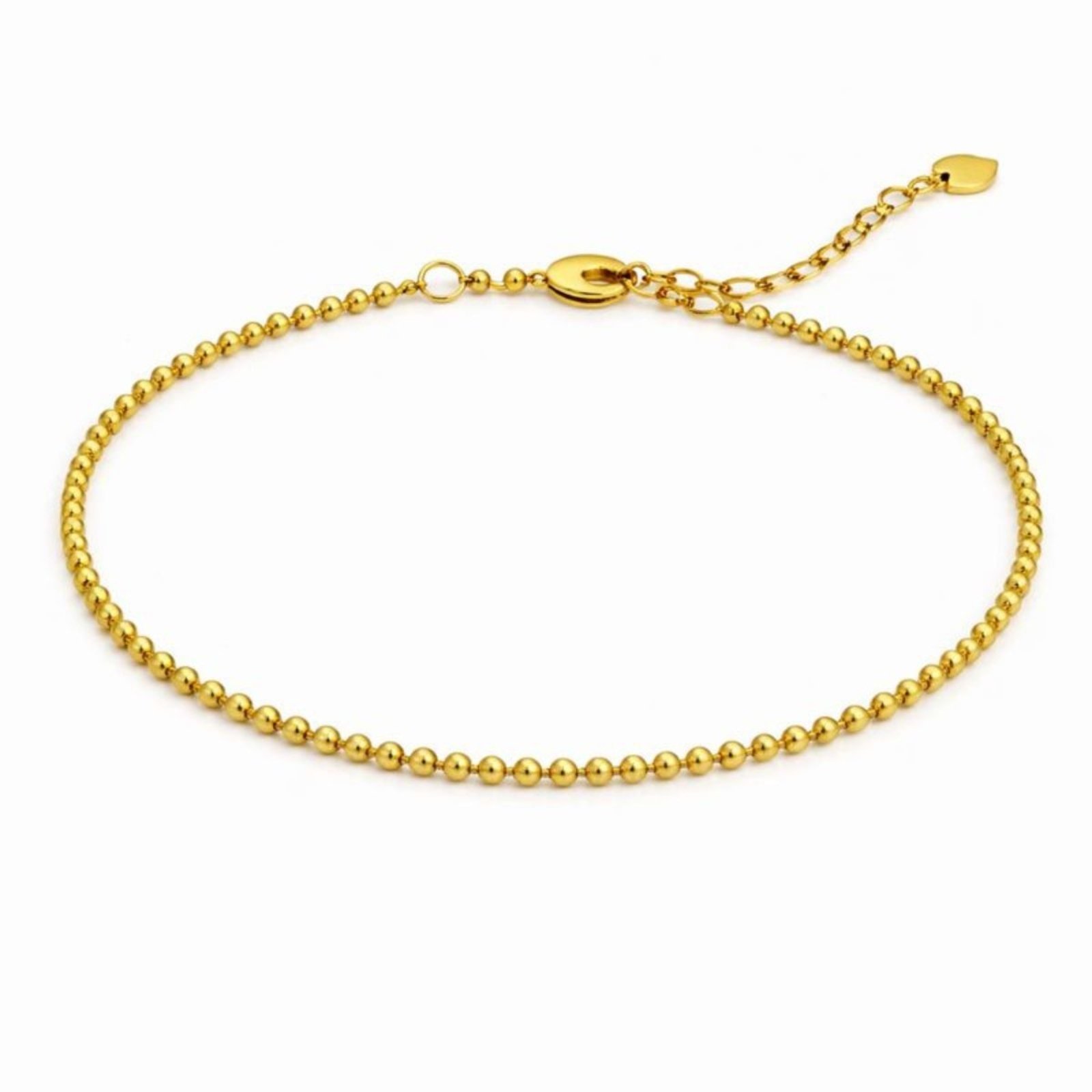 Vista 2 Pulseira Vih Triny Banhada a Ouro Bolinhas dourado Vih Triny dourado