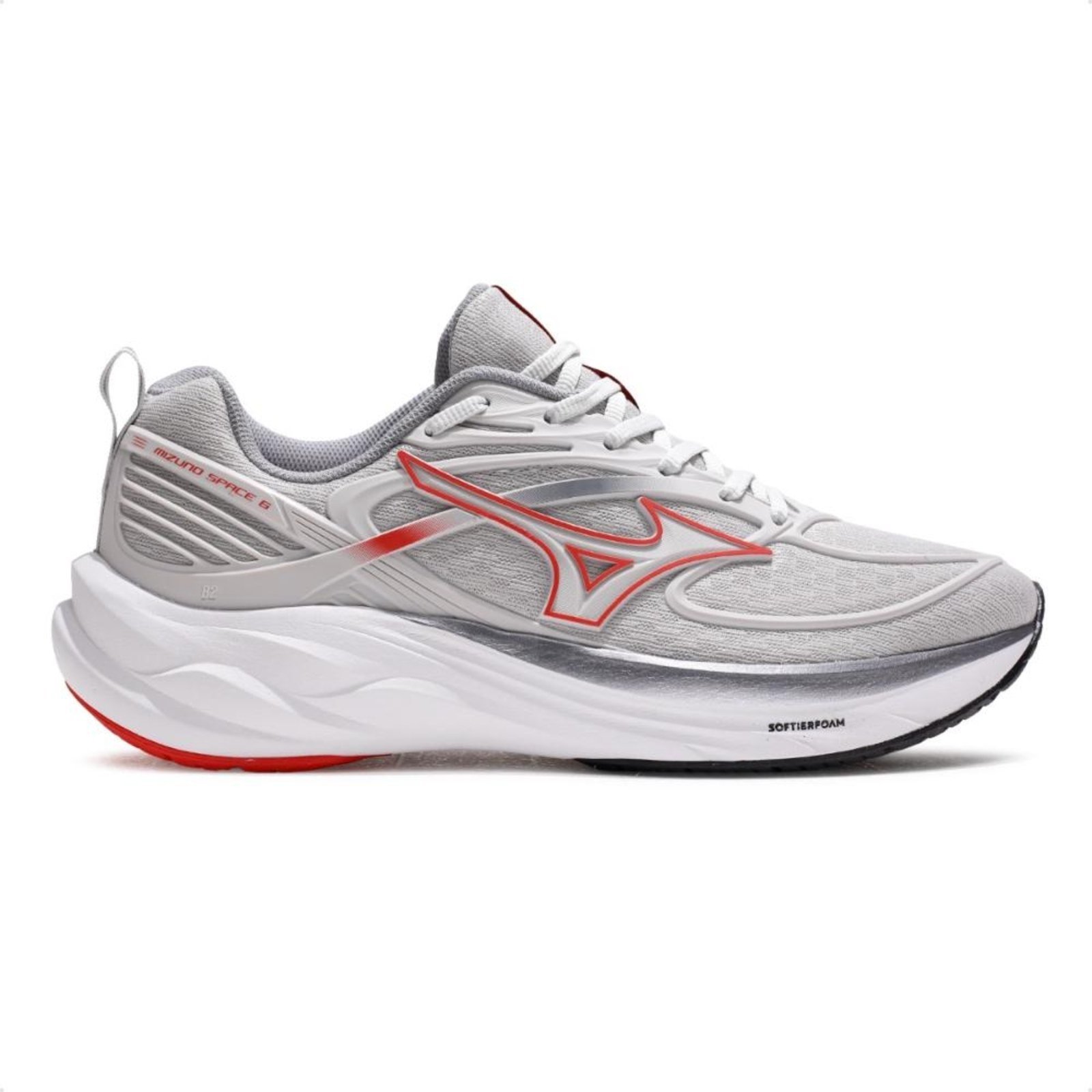 Vista 2 Tênis Mizuno Space 6 Unissex cinza Mizuno cinza