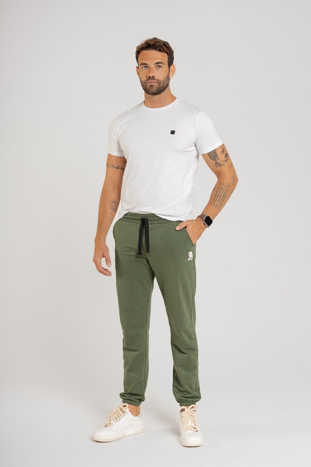 Calça Masculina em Moletom The Philippines Verde