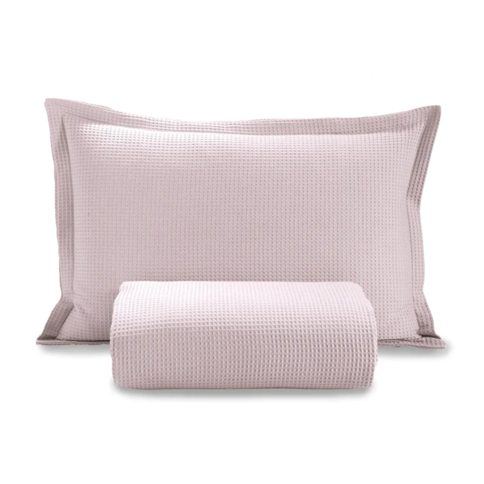 Kit Colcha Solteiro Piquet Dohler 2 Peças Rosa