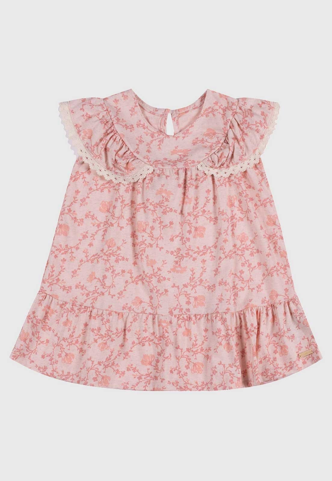 Vestido Colorittá Estampa Floral Rosa