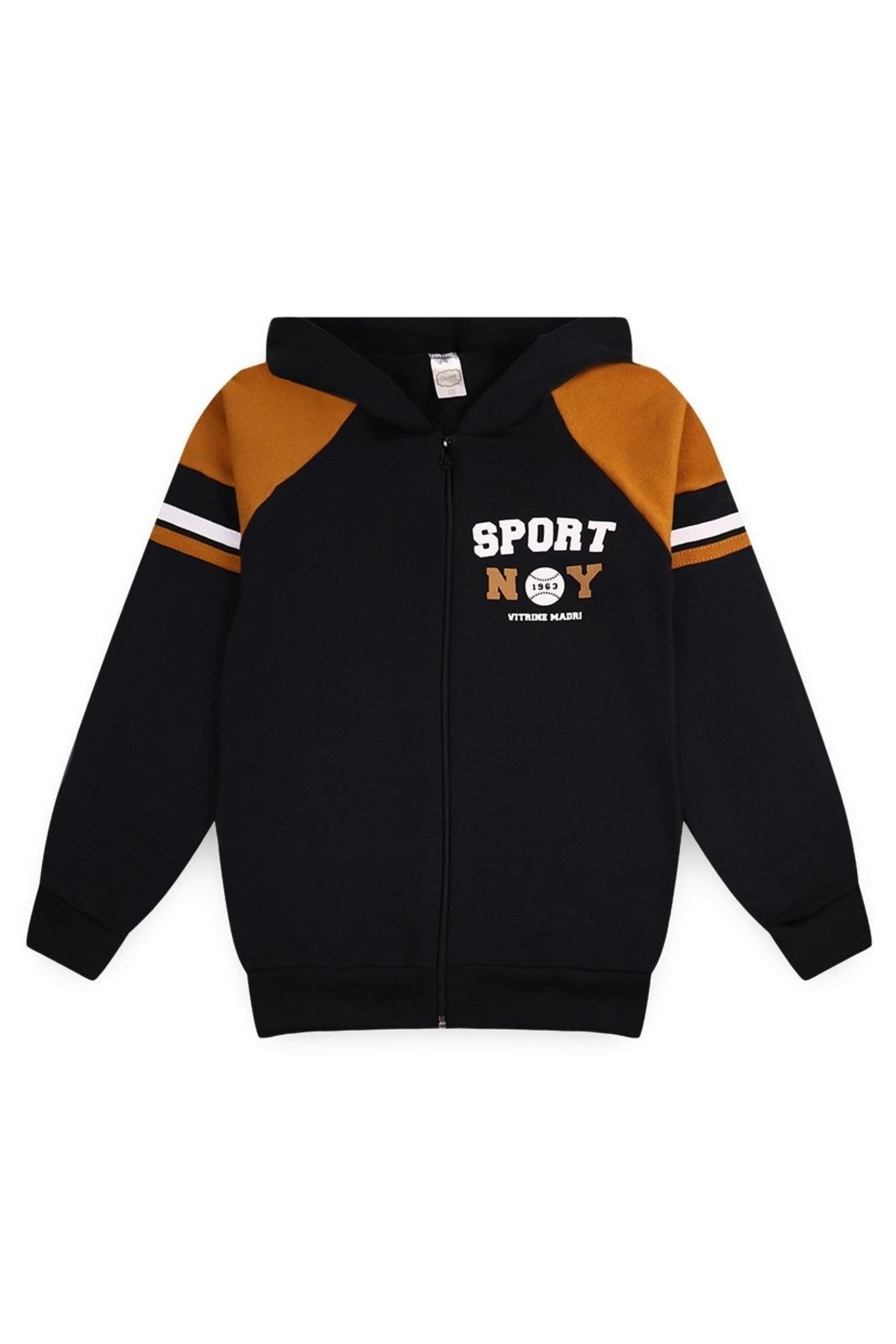 Infantil - Jaqueta Moletom Juvenil Menino c/ Capuz e Zíper Sport NY
