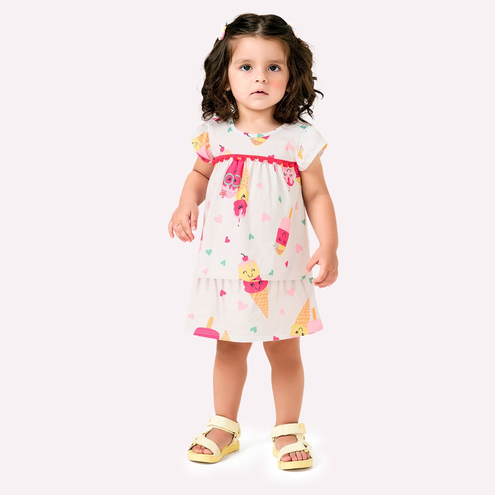 Infantil – Vestido Menina em Algodão Kyly