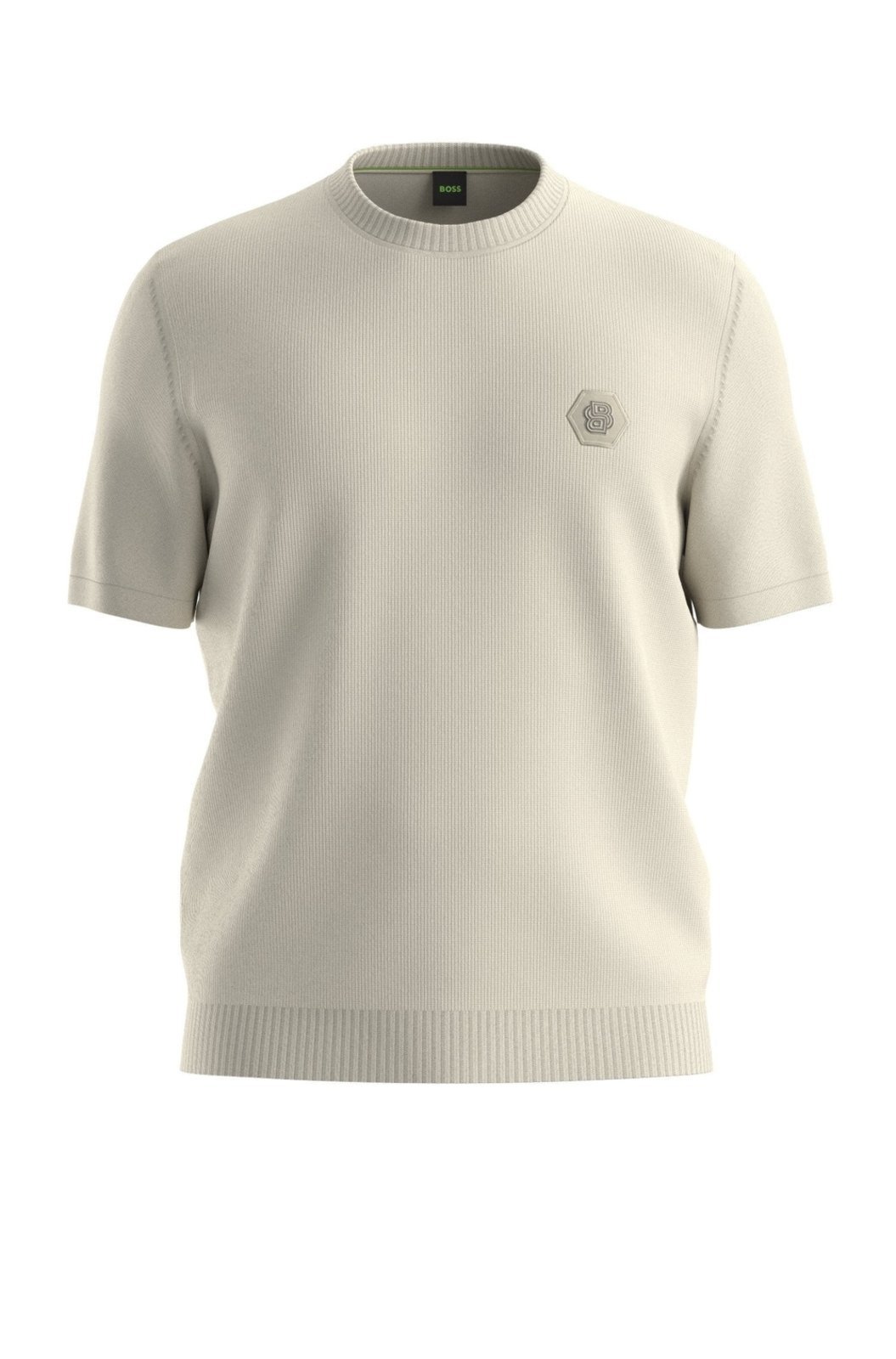Vista 2 Camiseta Com Logo Double B De Ajuste Regular Boss branco Boss branco
