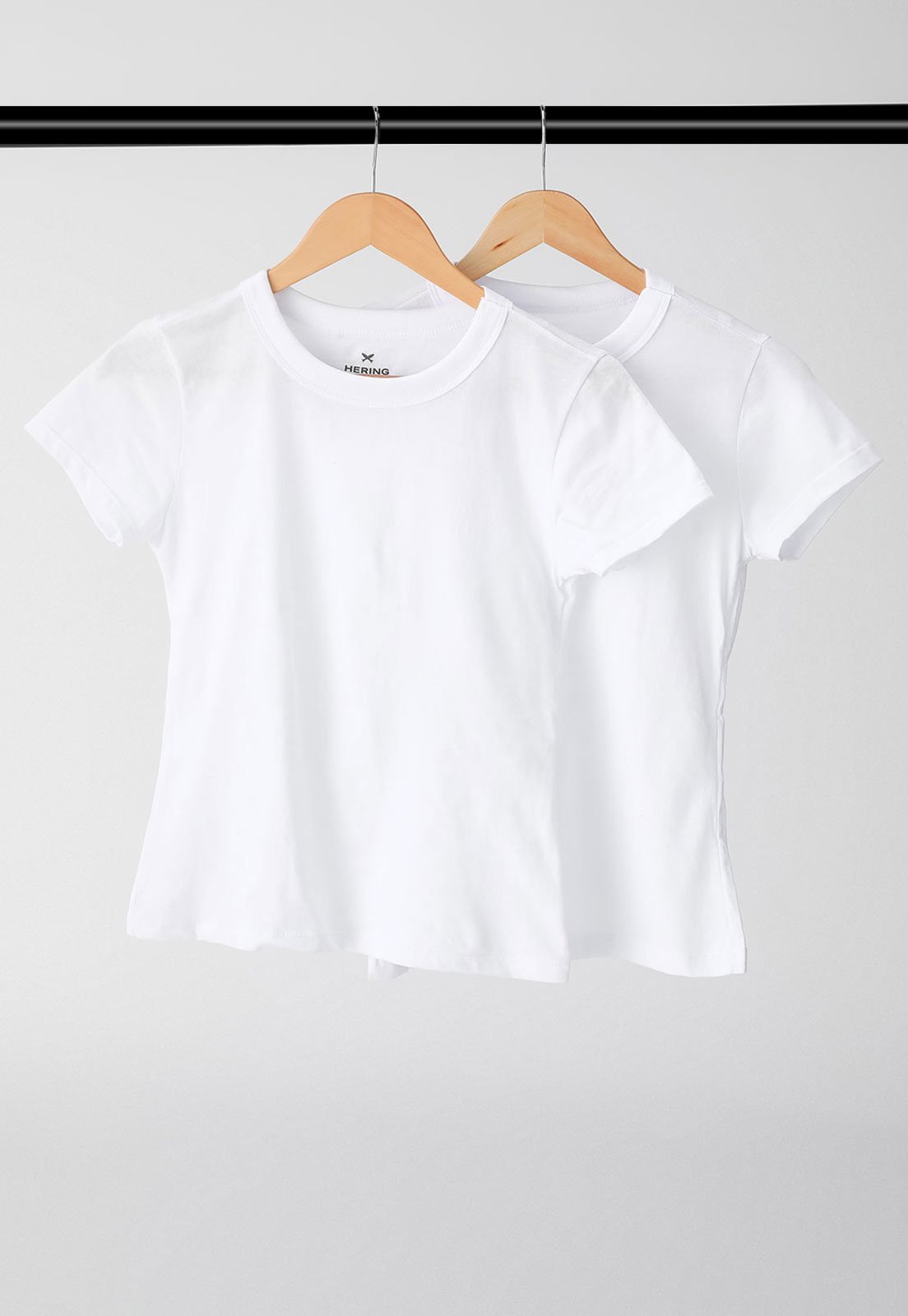 Kit 2pçs Blusa Hering Lisa Branca
