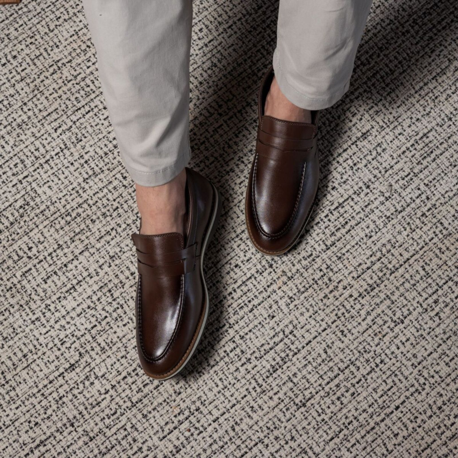 Sapato Masculino Mocassim Social Milan Moderno e Versátil