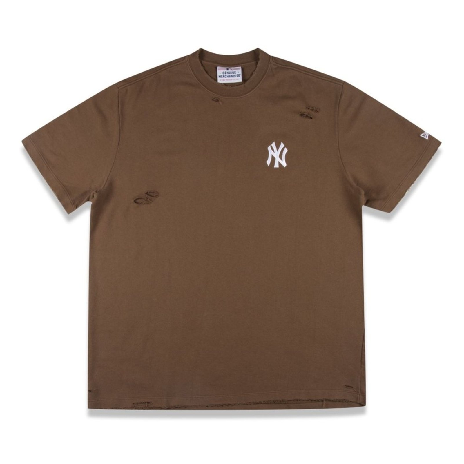 Camiseta New Era Oversize New York Yankees MLB Marrom
