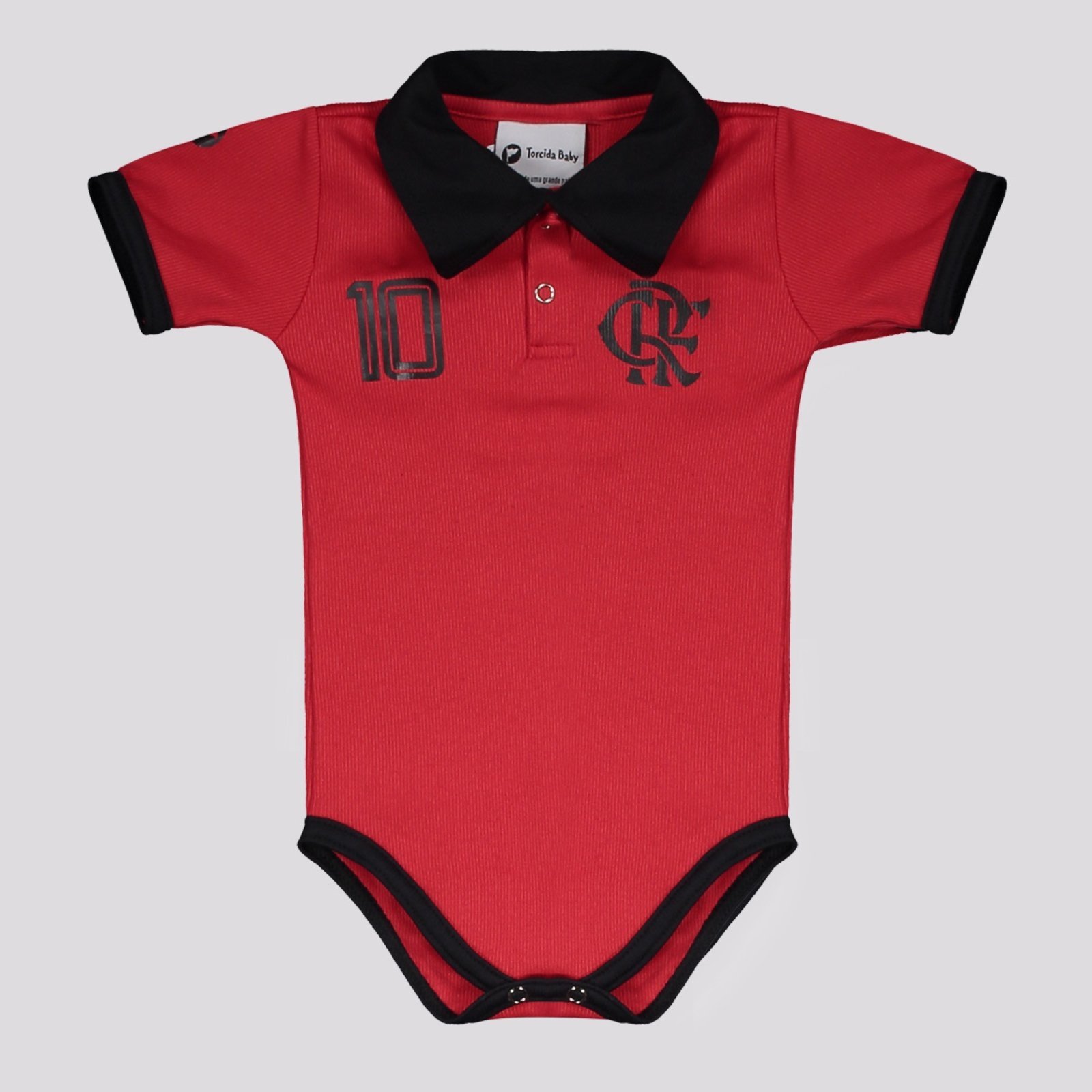 Infantil - Body Polo Flamengo Rubro Negro