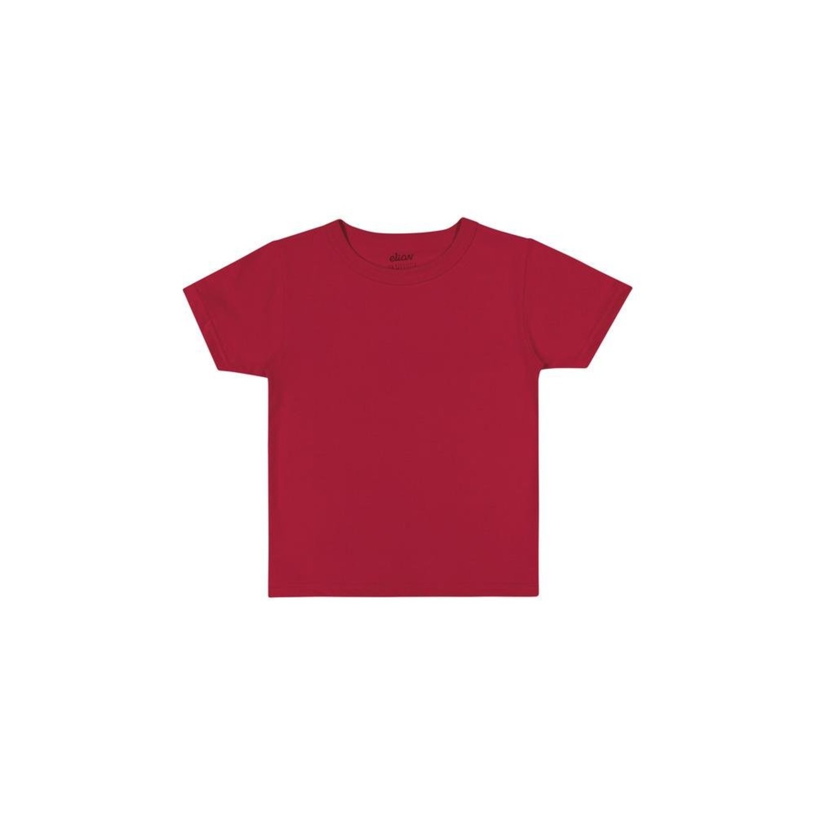 Infantil - Camiseta Básica Manga Curta Elian Vermelho 1 Vermelho