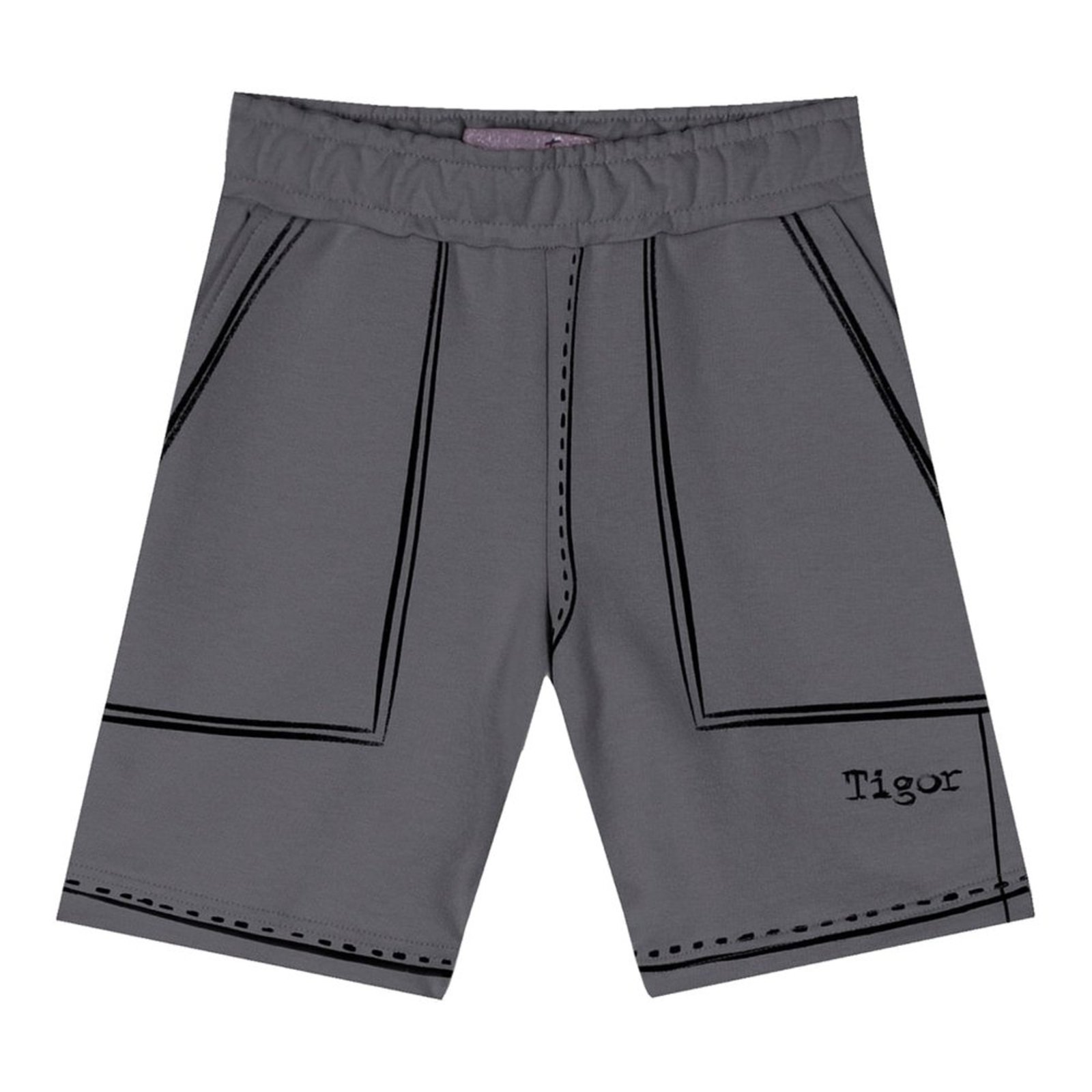Infantil - Bermuda Moletom Masculina Tigor T. Tigor