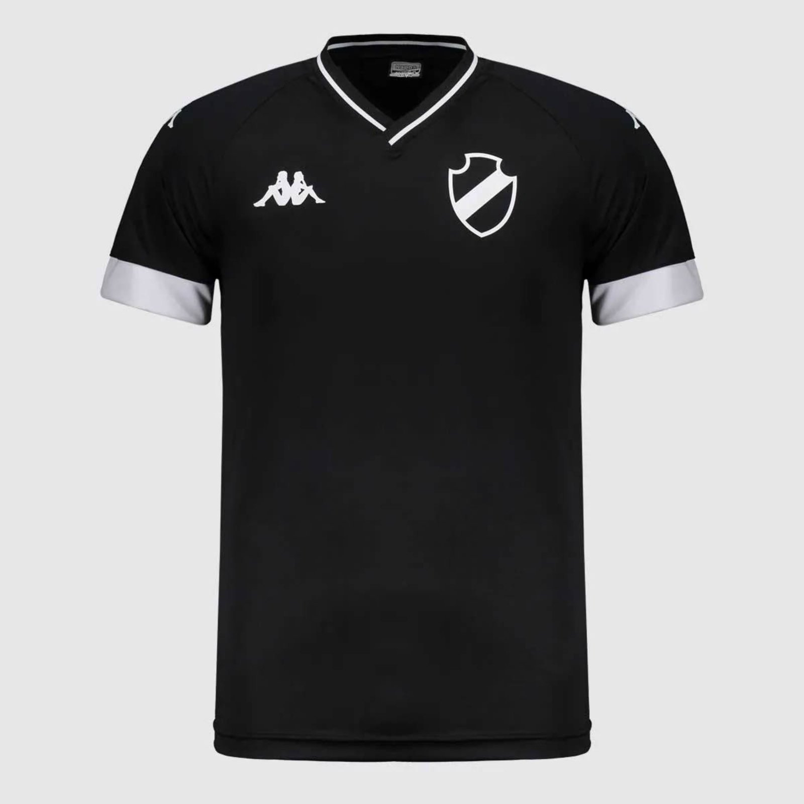 Vista 3 Camisa Kappa Vasco Supporter UP Preta 10 Coutinho preto Kappa preto