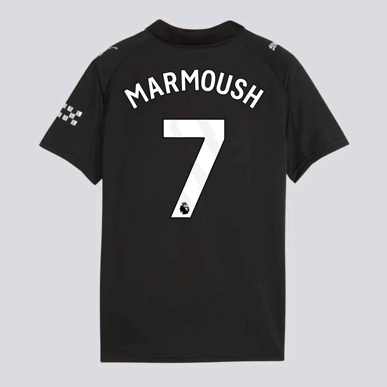 Camisa Puma Manchester City Away 2026 Juvenil 7 Marmoush