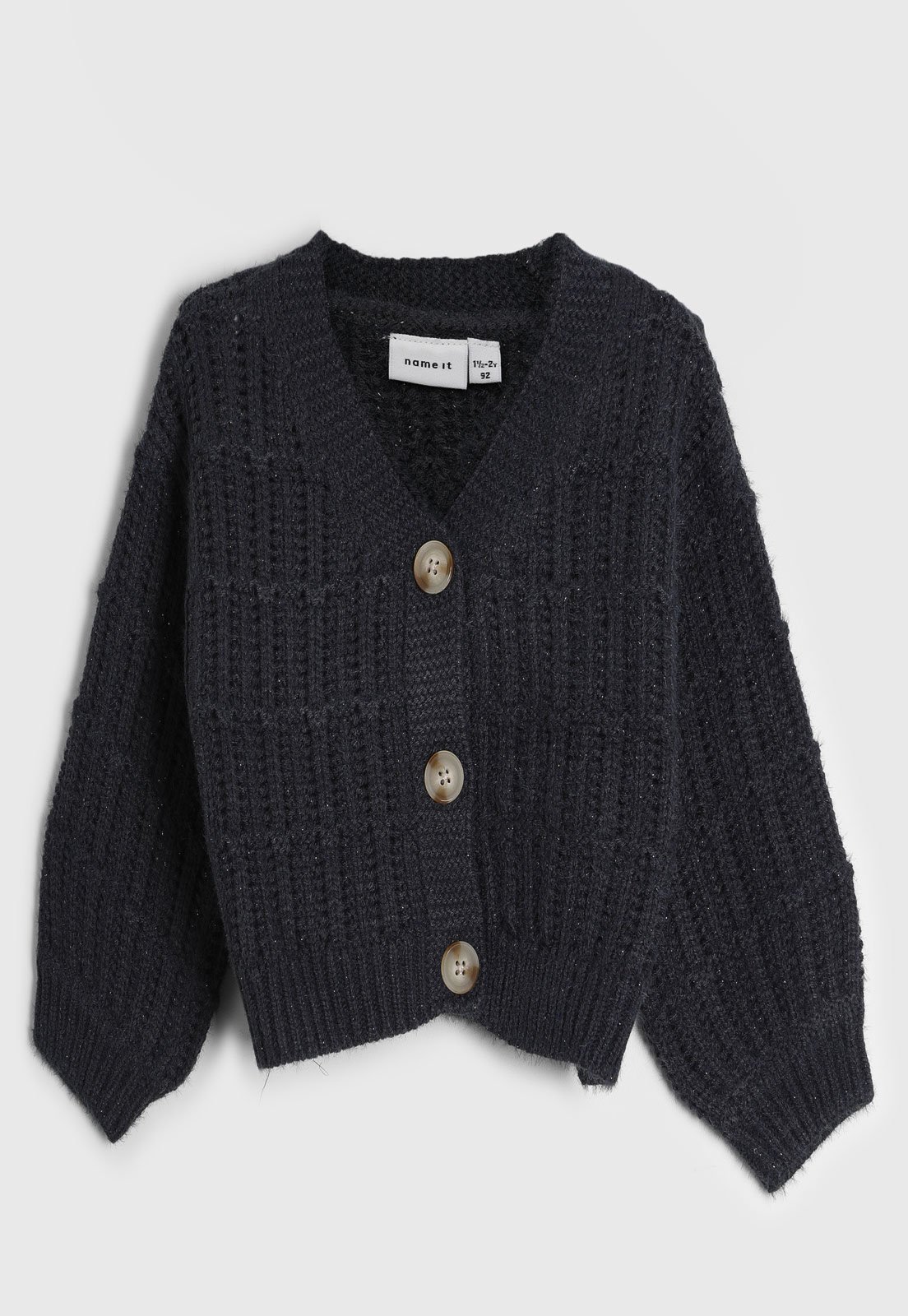 Infantil – Suéter Name It Tricot Preto