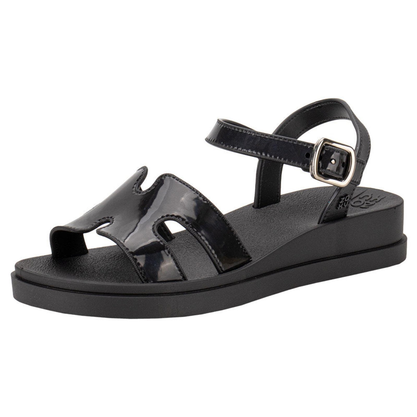 Sandália Feminina Flat Daily Zaxy 19155 3299155 Preto