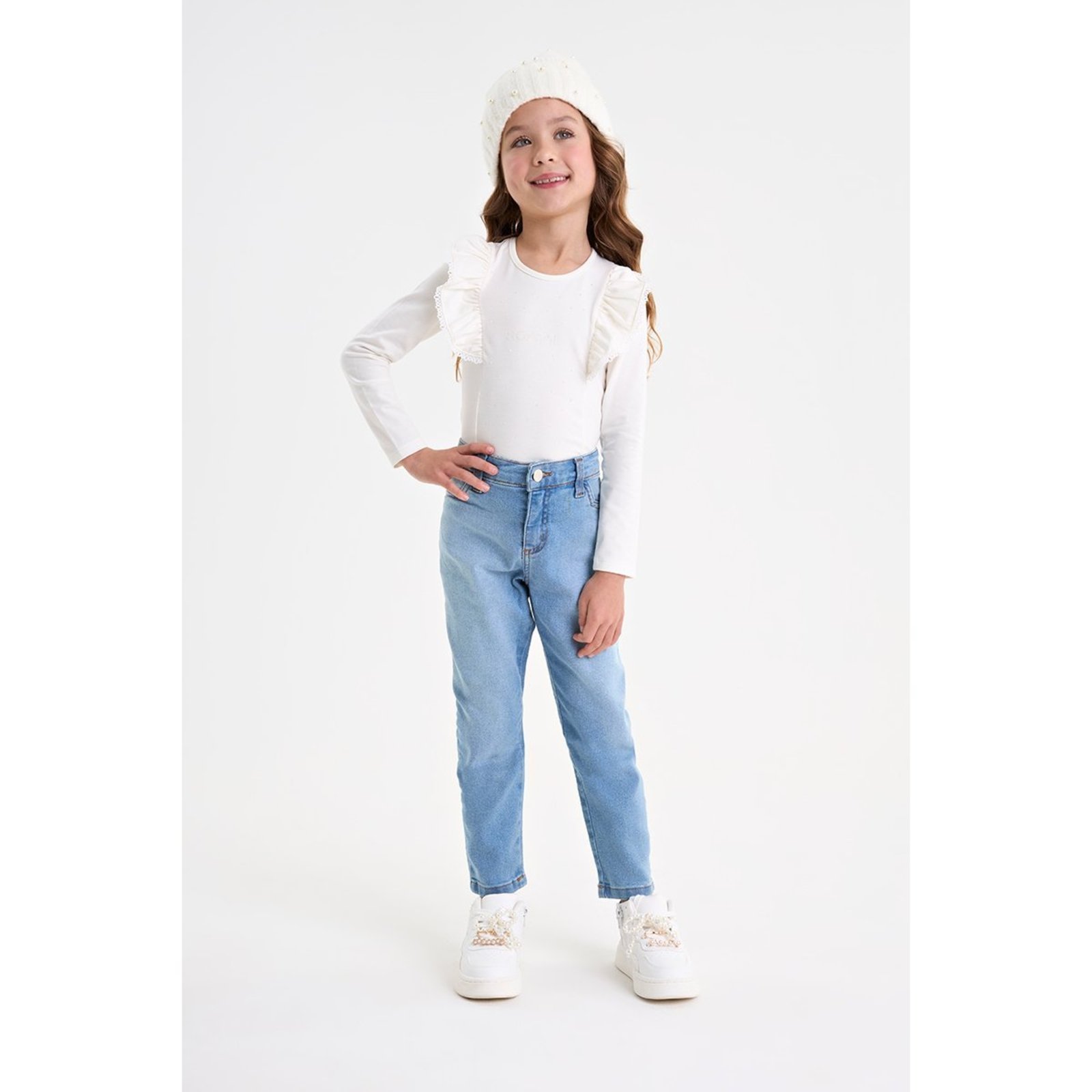 Infantil - Blusa Feminina em Cotton