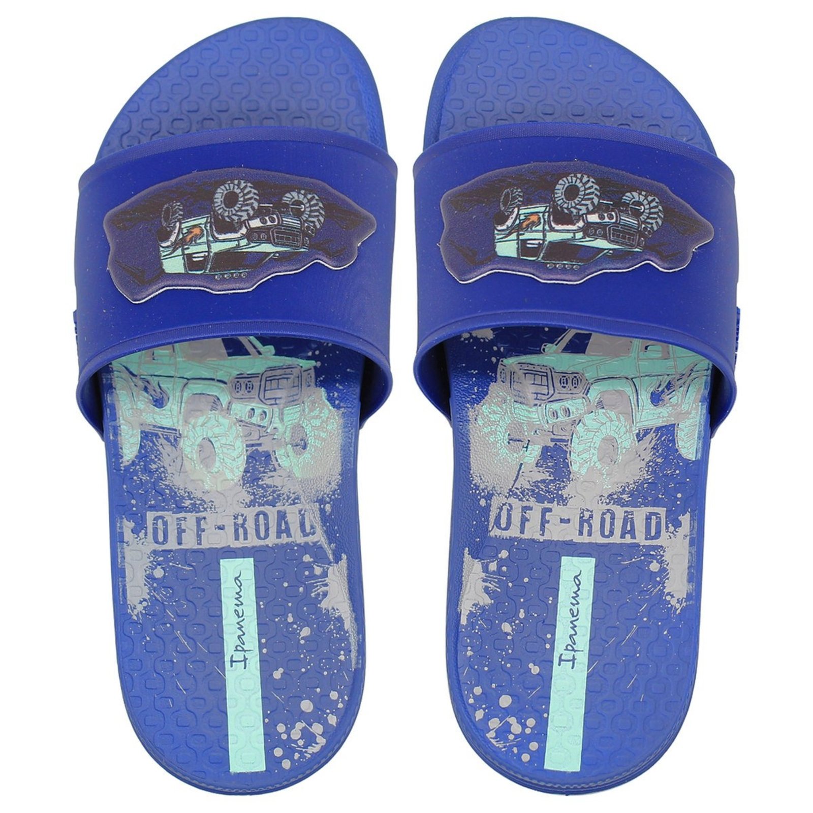 Infantil - Chinelo Slide Juvenil Ipanema Play Off Road Menino