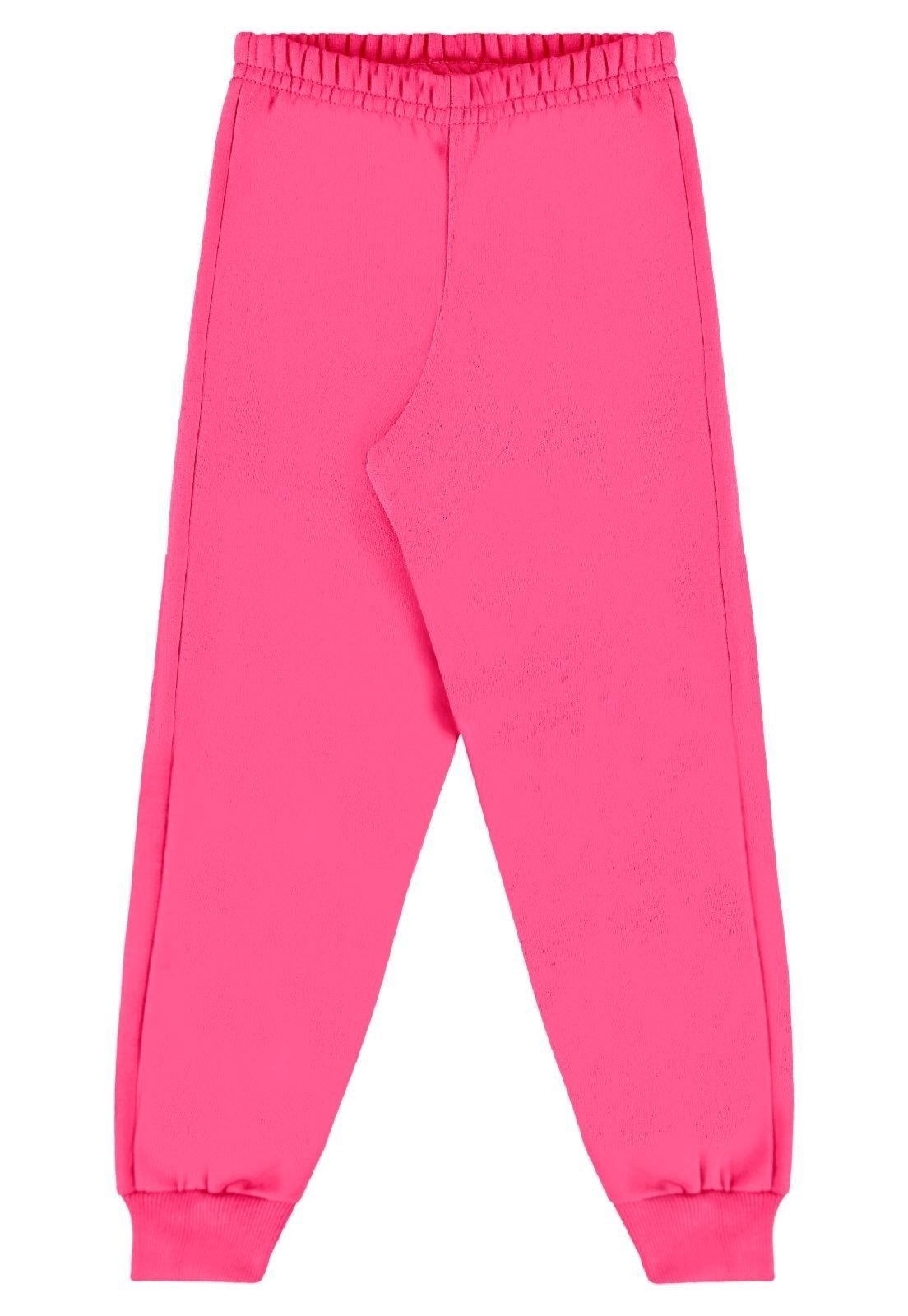 Infantil - Calça Unissex em Moletom Bee Loop Rosa