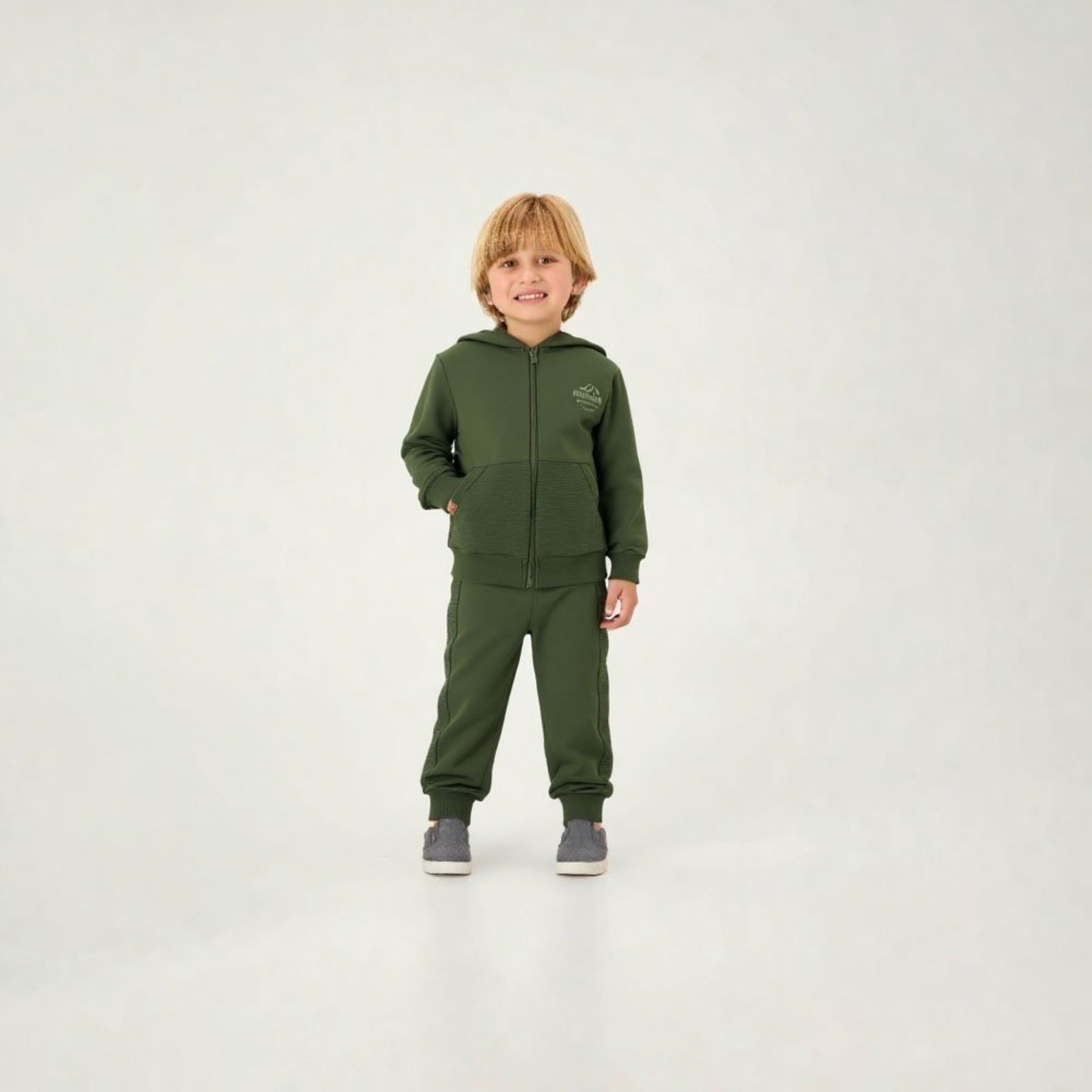 Infantil - Conjunto Verde Primeiros Passos Pulla Bulla Menino - 55285-356