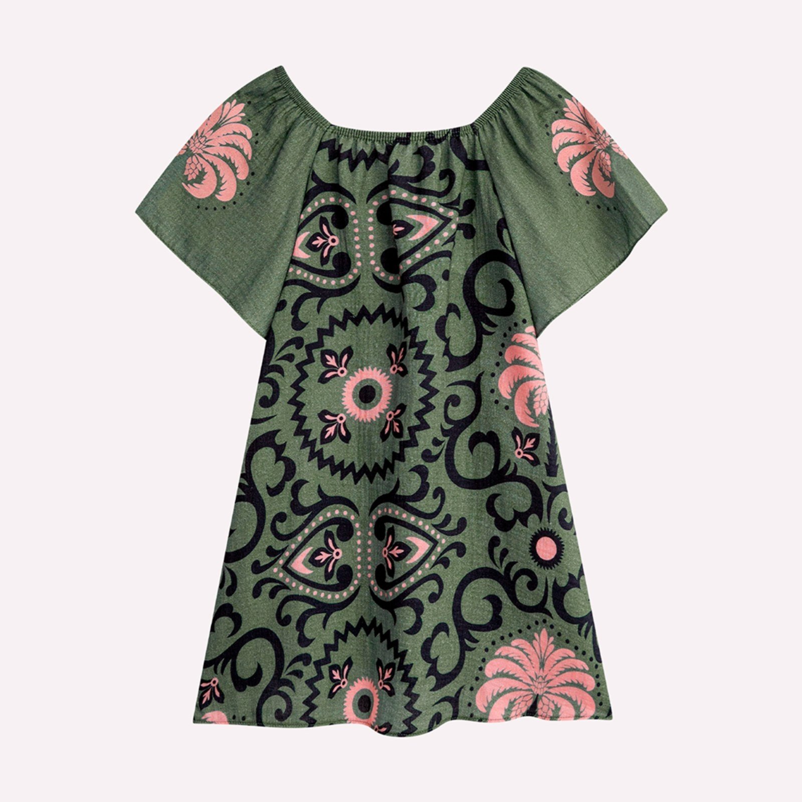 Infantil – Vestido Menina Estampa Nanai