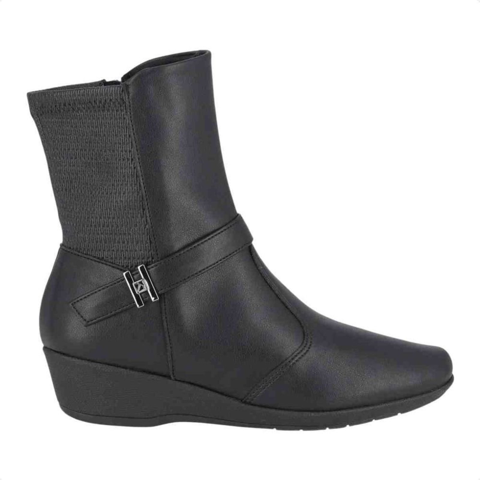 Bota Cano Médio Feminino Piccadilly Preto
