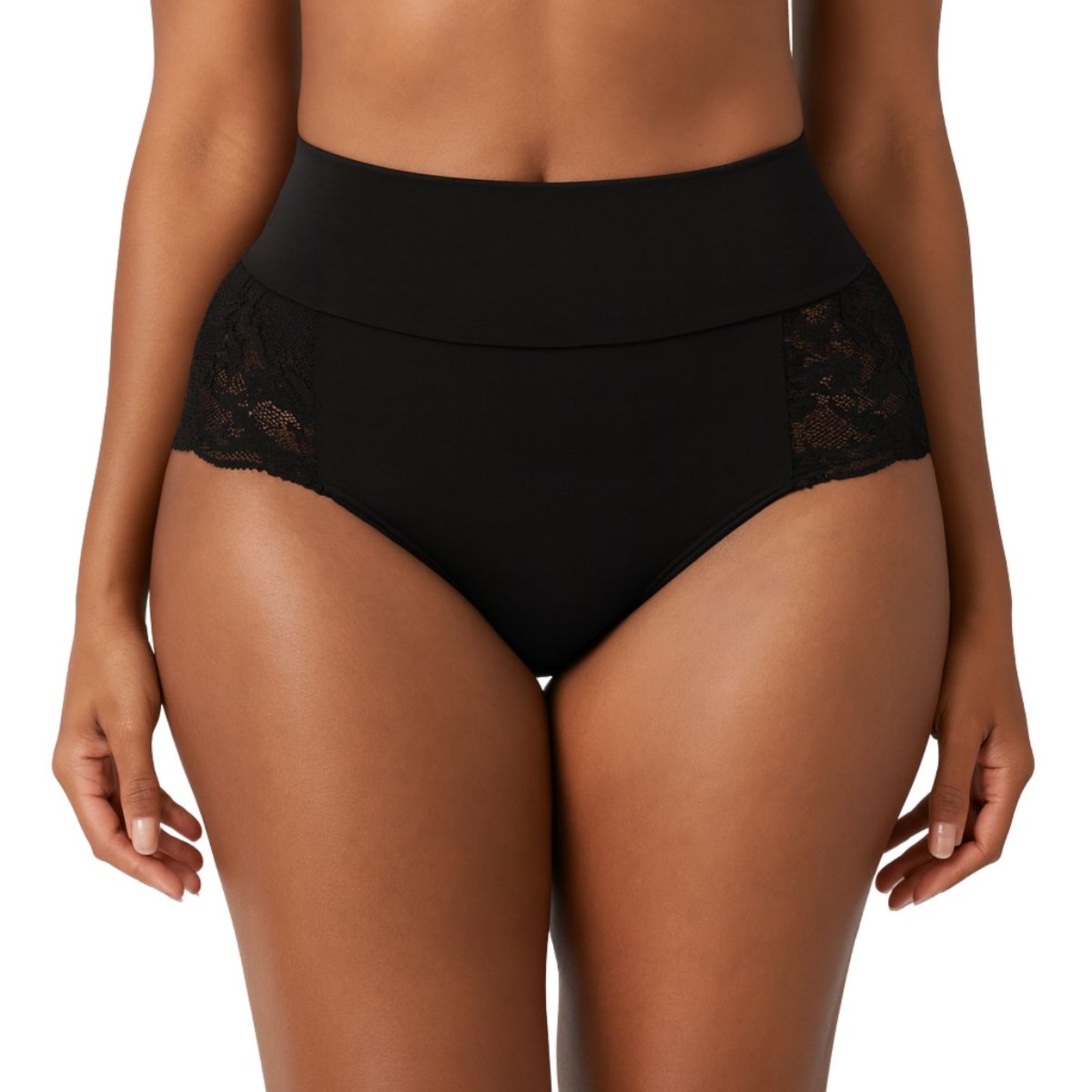 Calcinha Tanga Brasileira com Transparência e Renda Aubade DeMillus
