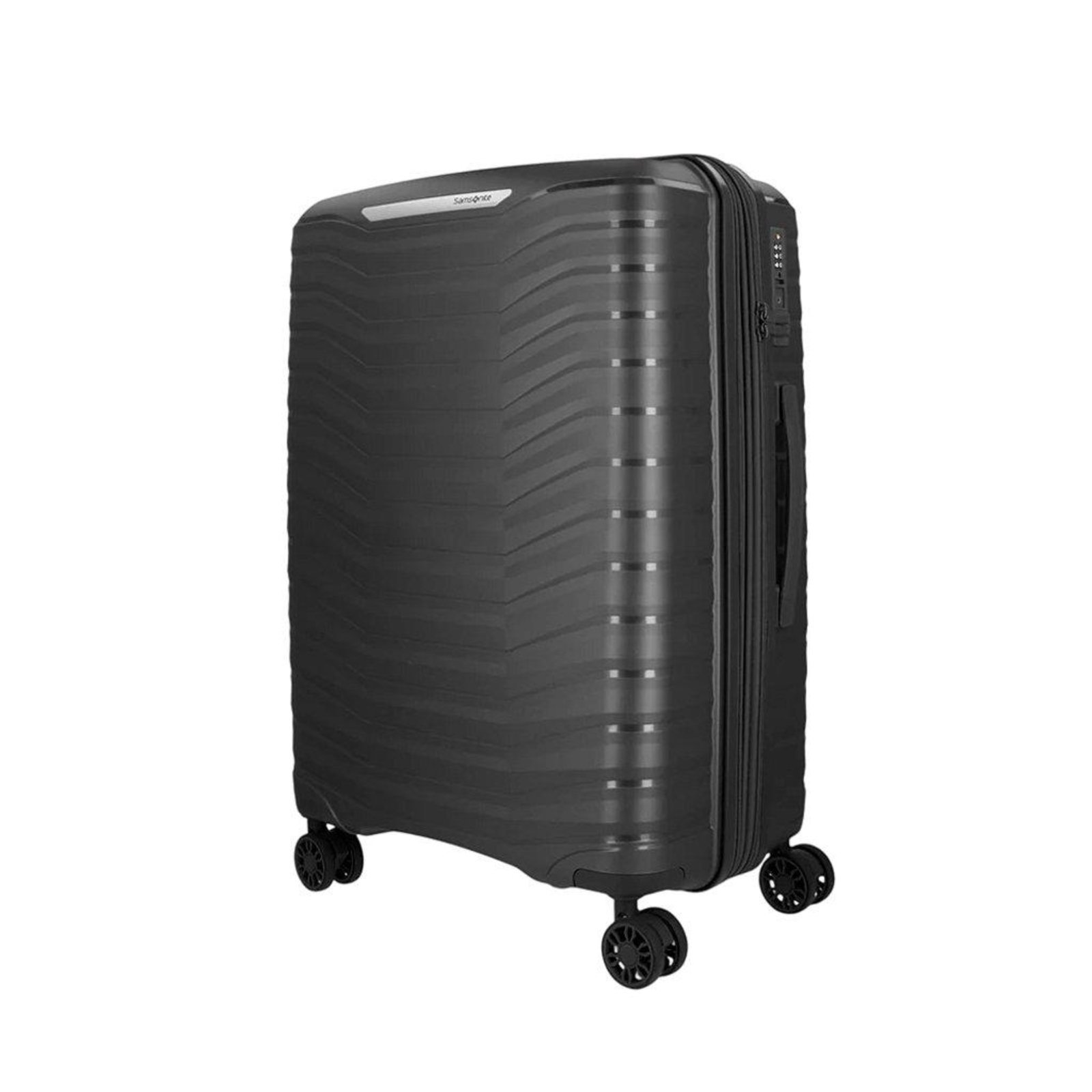 Vista 3 Mala de Viagem Samsonite Grande Bon X Preto Alumínio incolor Samsonite incolor
