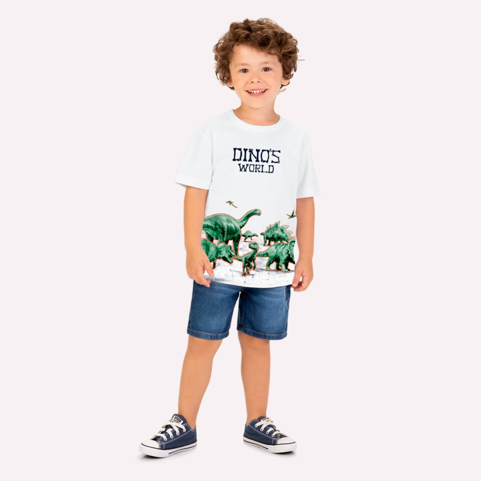 Infantil – Camiseta Menino Dinossauro Kyly