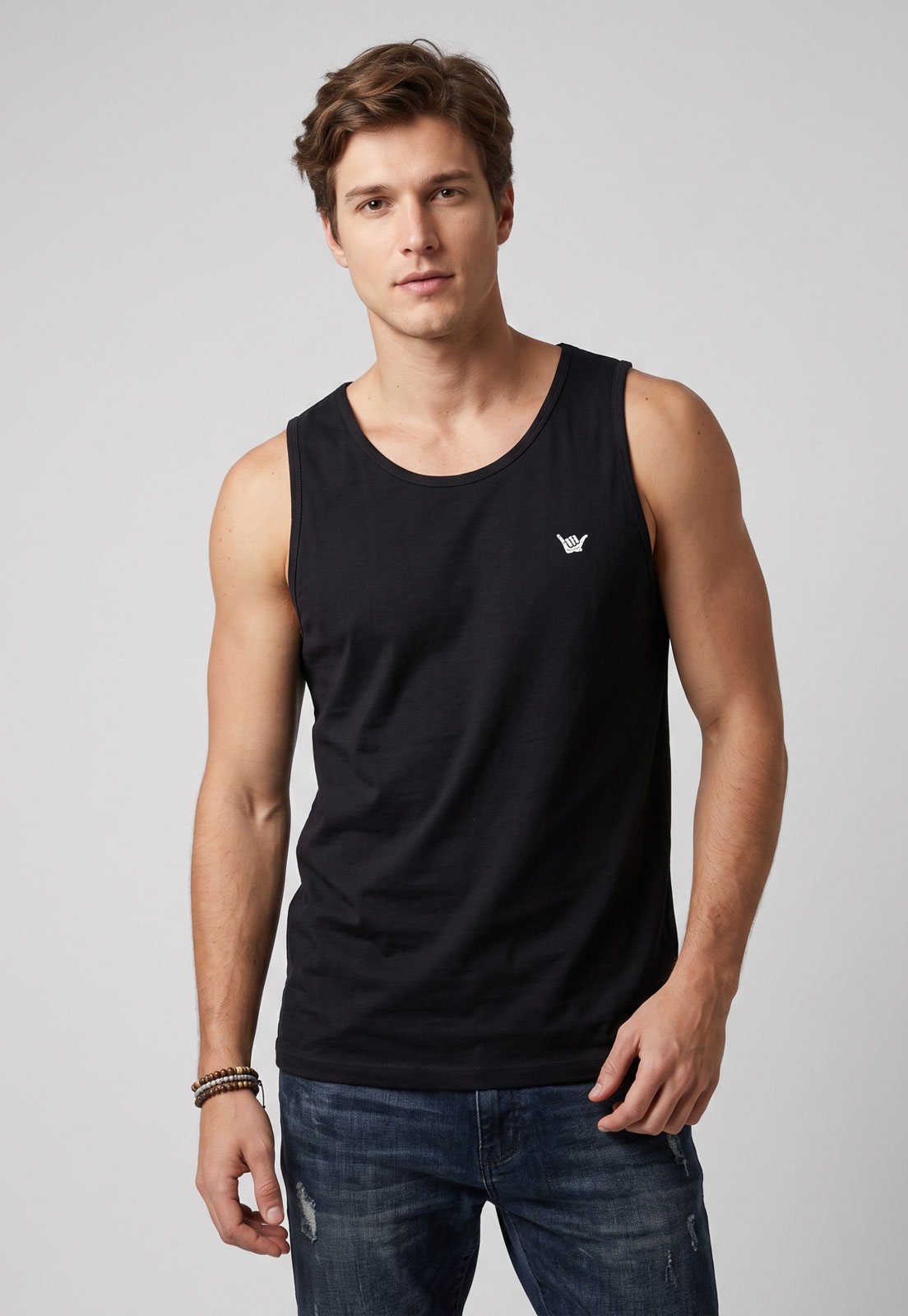 Regata Masculina Hang Loose Silk Label Preta