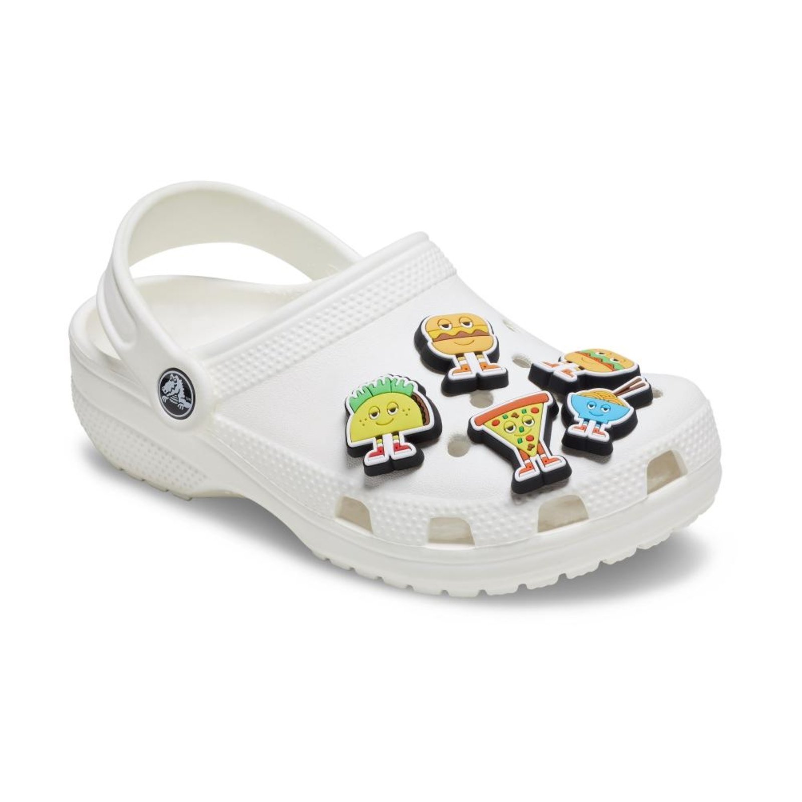 Vista 3 Infantil - Jibbitz™ Chill Foods Pack com 5 Peças Crocs branco
