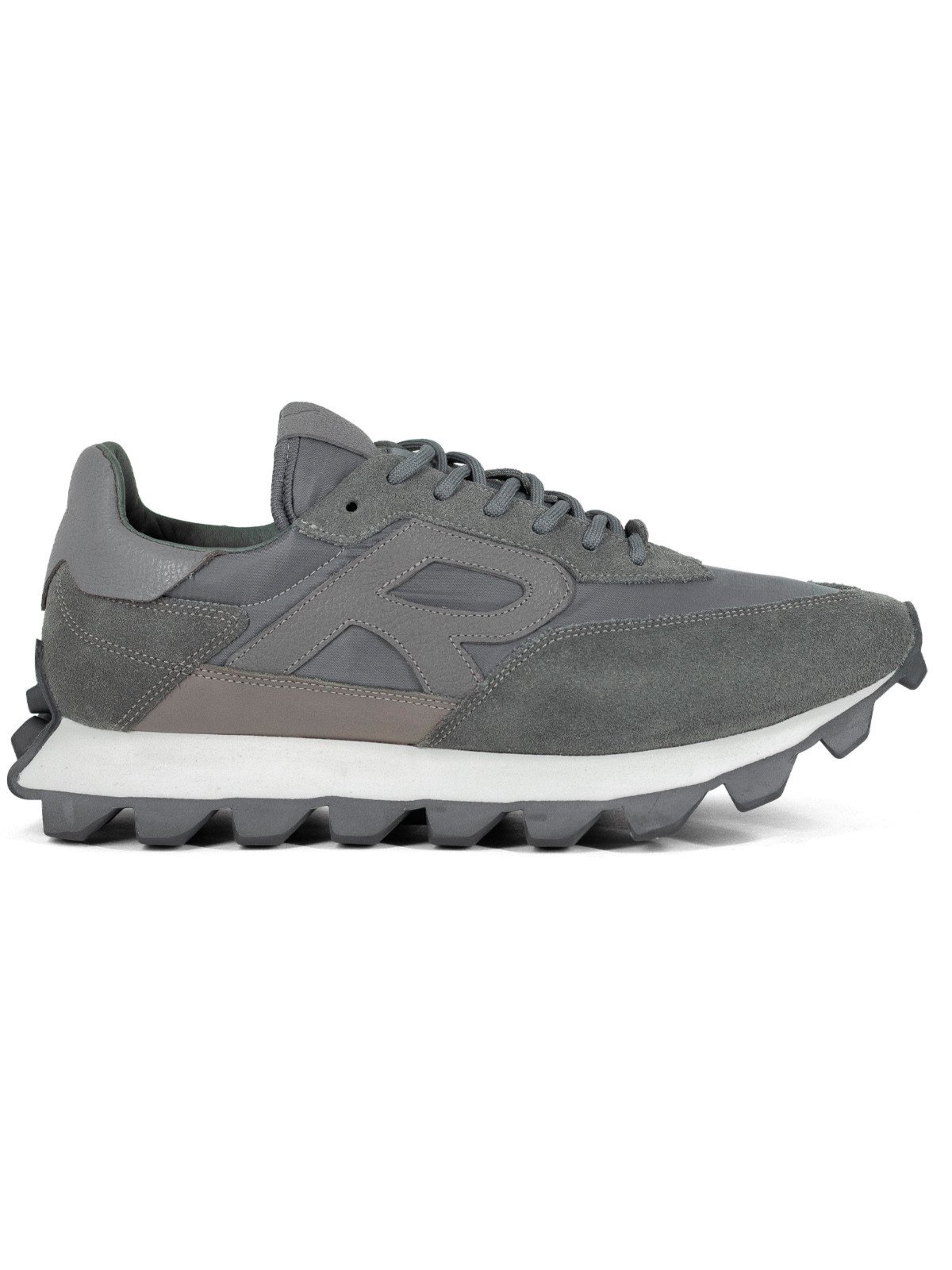 Tênis Masculino Reserva Go Yankee Sneaker Couro Tratorado Cinza Médio Titanio