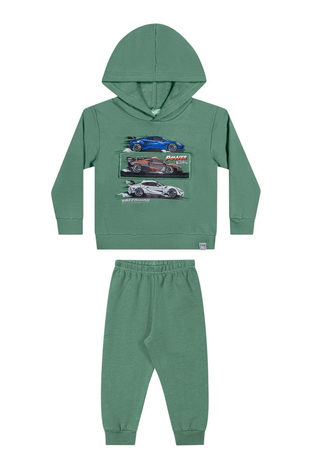 Infantil - Conjunto Menino Interativo Carros Elian Verde