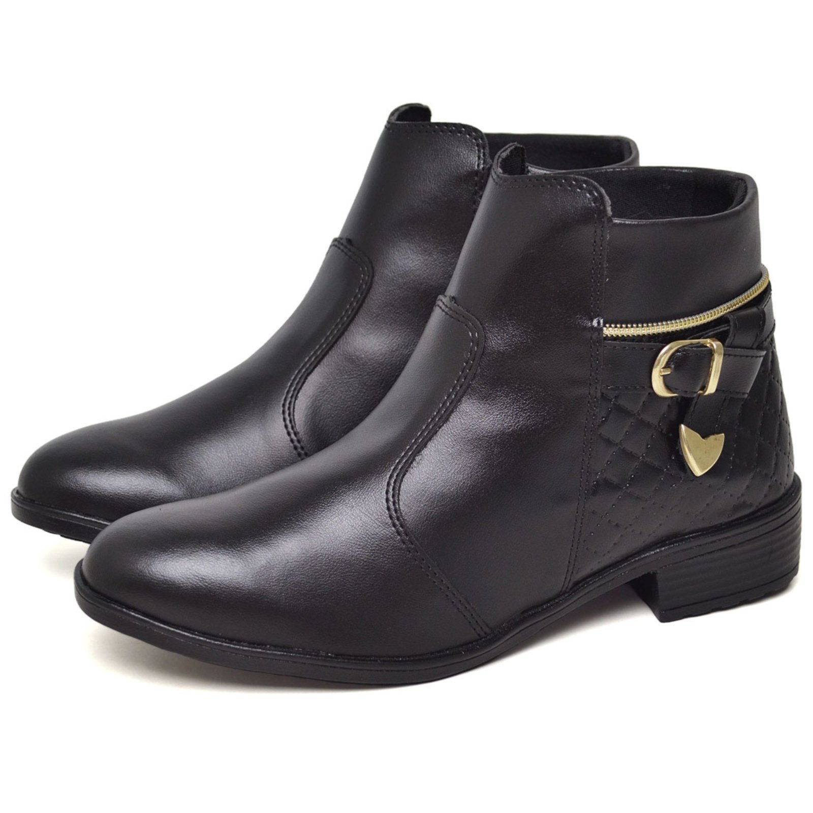 Bota Coturno Feminino Cano Curto DUBUY 207FG Preto