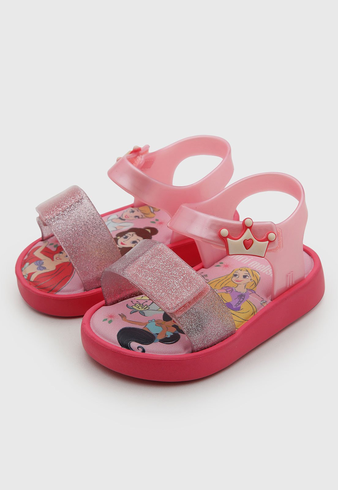 Infantil - Sandália Mini Melissa Disney Princesa Rosa