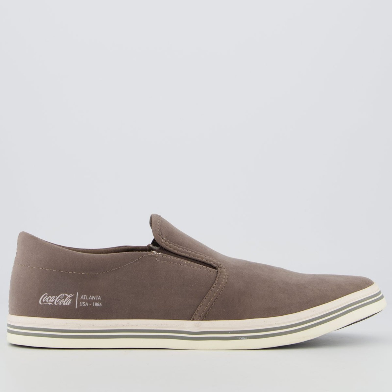 Tênis Coca Cola Sabatto Suede Marrom