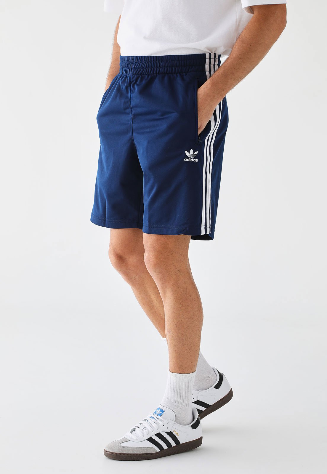 Bermuda adidas Originals Reta Firebird Azul