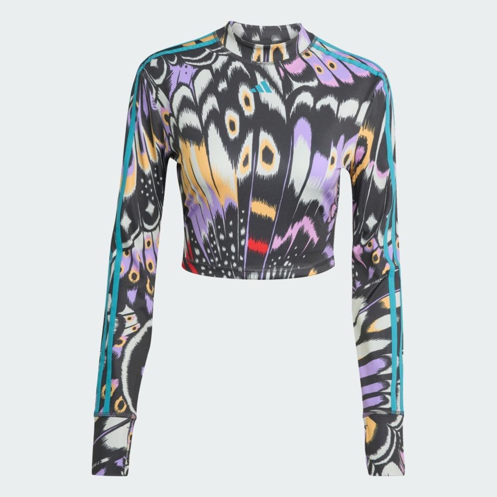 Vista 3 Camisa manga longa adidas X Farm Rio adidas Sportswear preto Adidas preto