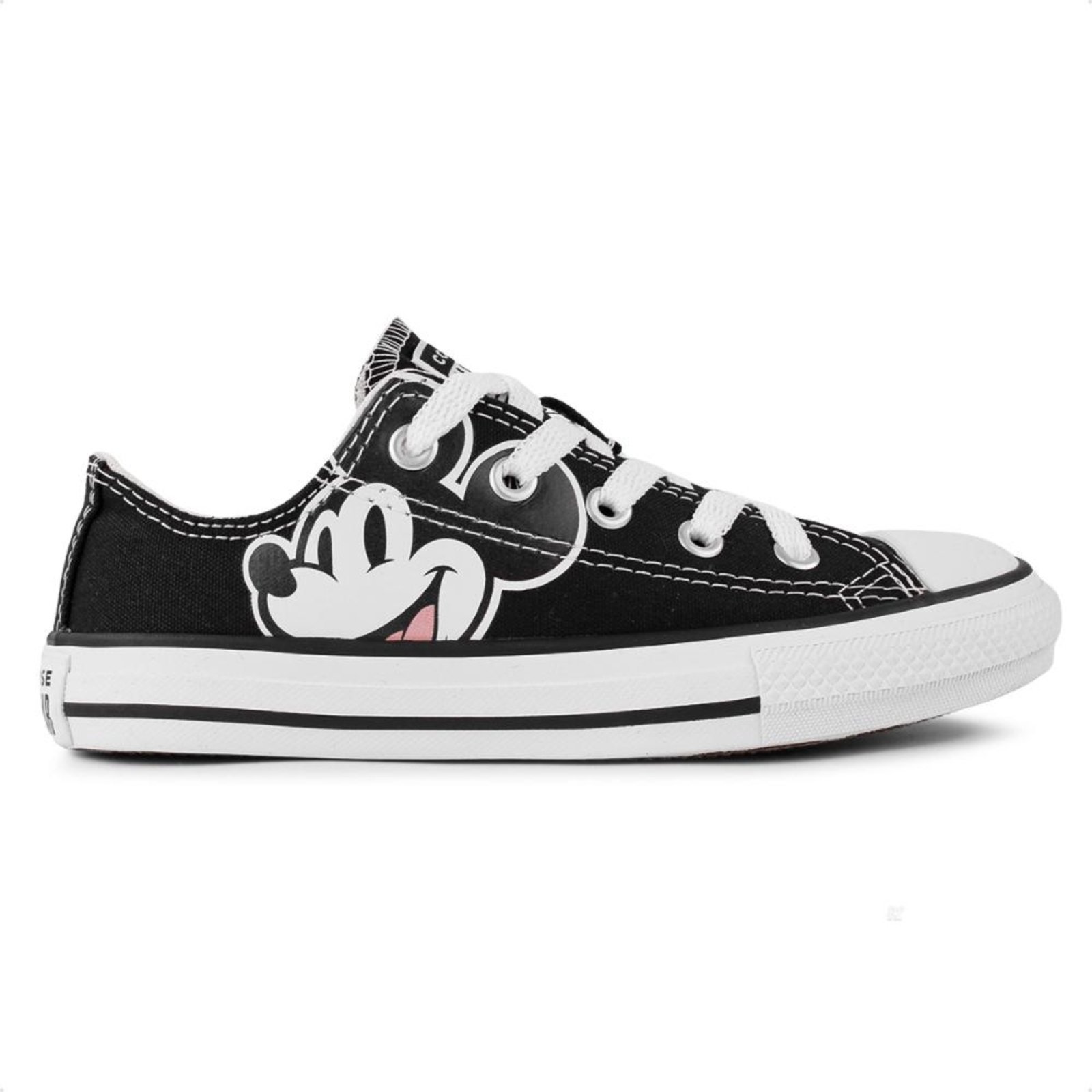 Infantil - Tênis Converse All Star Chuck Taylor Mickey Juvenil Preto