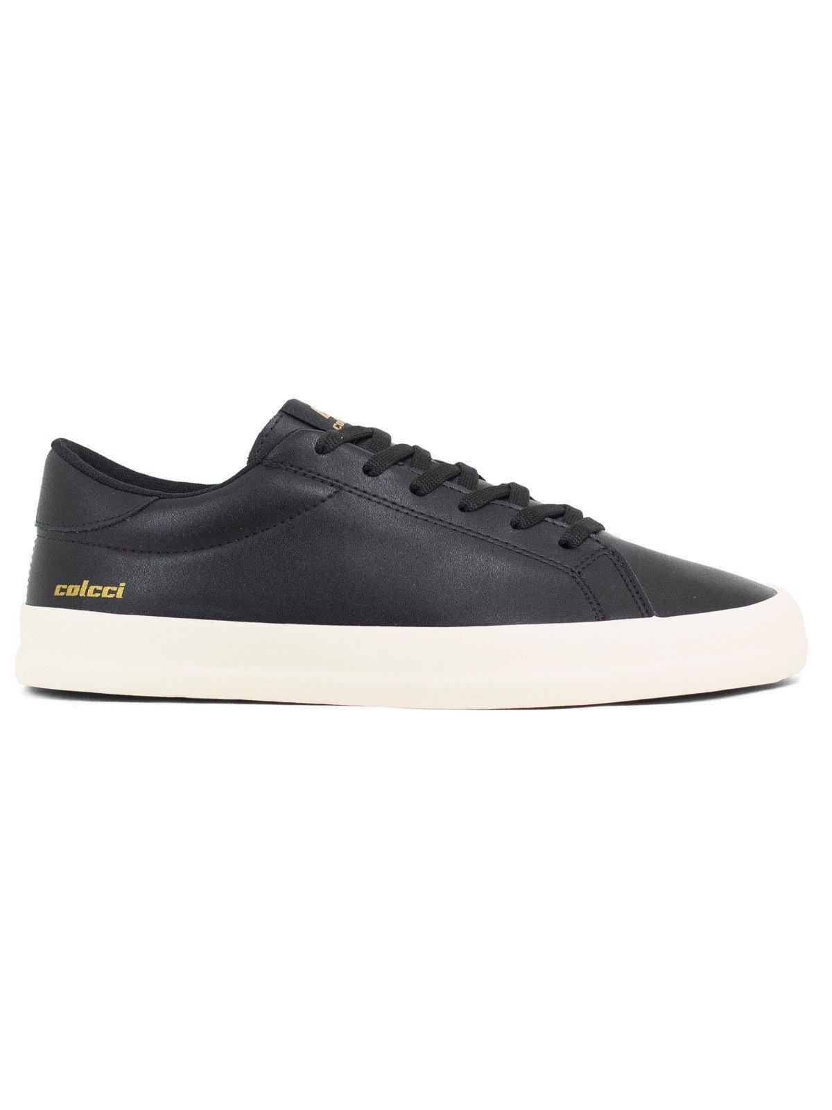 Tênis Masculino Colcci Casual Genesis Confortável Cadarço Clássico Costurado Preto