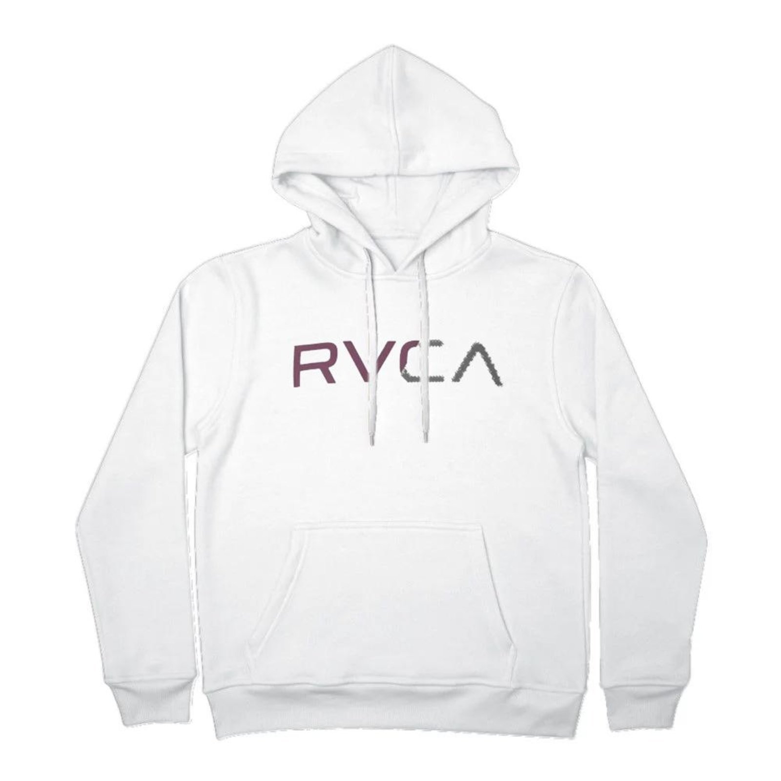 Moletom RVCA Canguru Scanner WT23 Masculino Branco